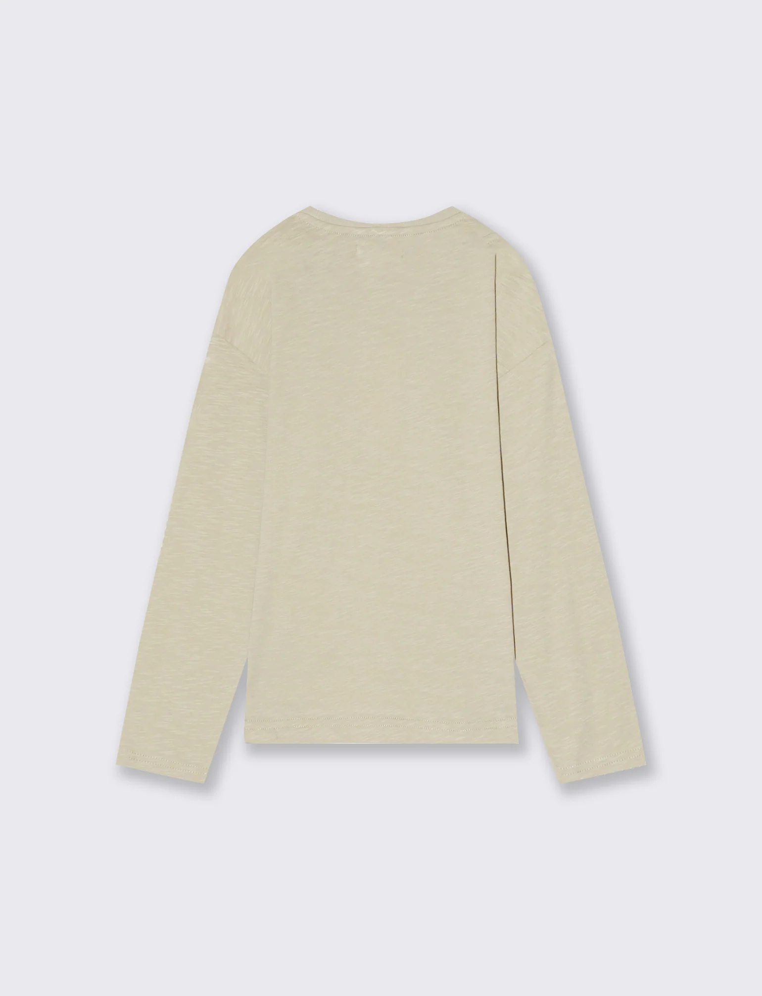 T-shirt maniche lunghe - Beige - Image 2