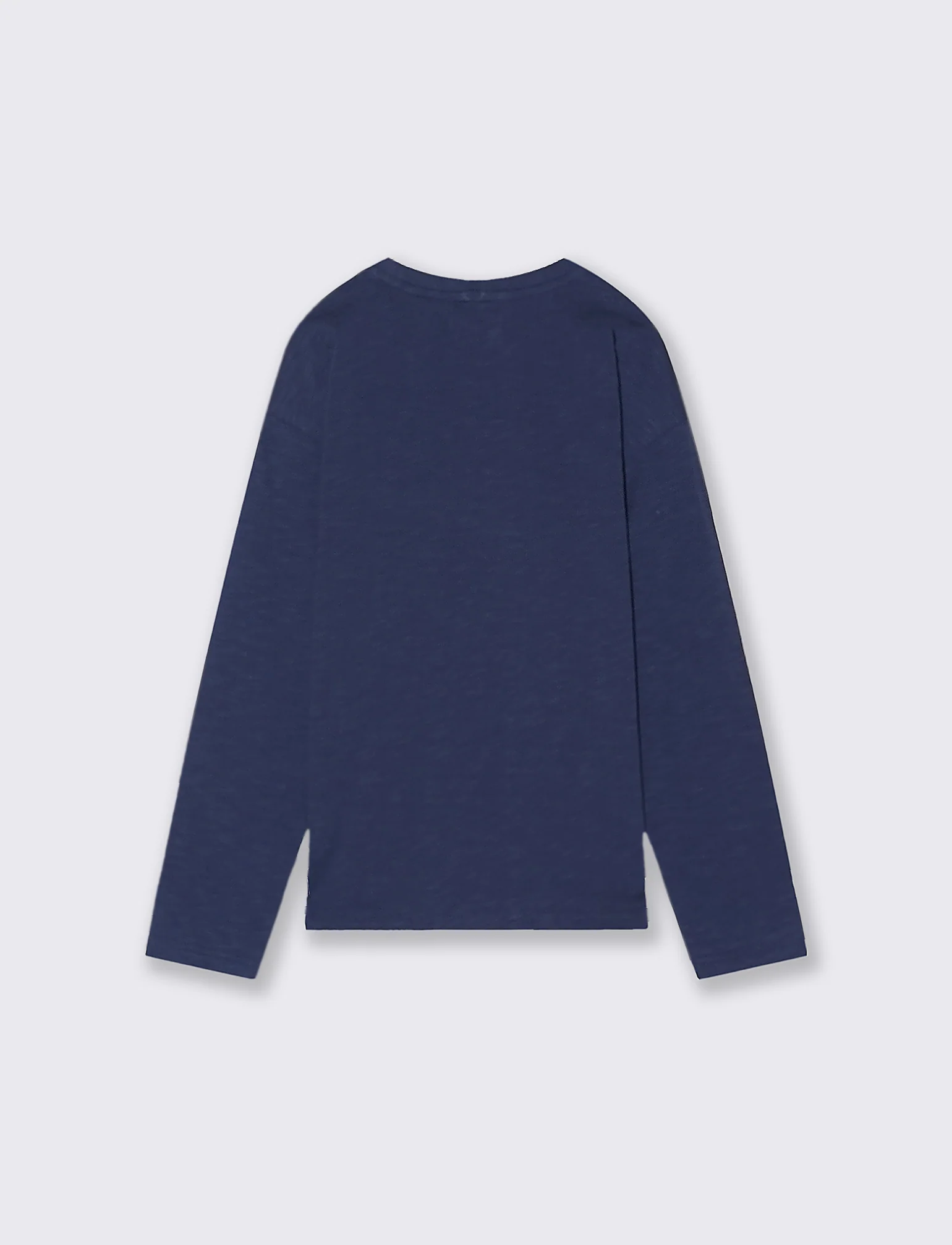 T-shirt maniche lunghe - Blu - Image 2