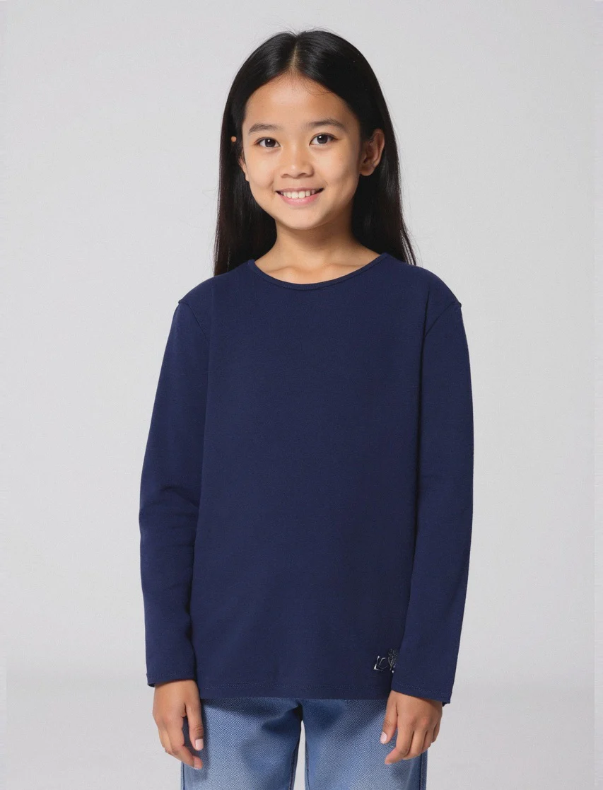 T-shirt maniche lunghe - Blu