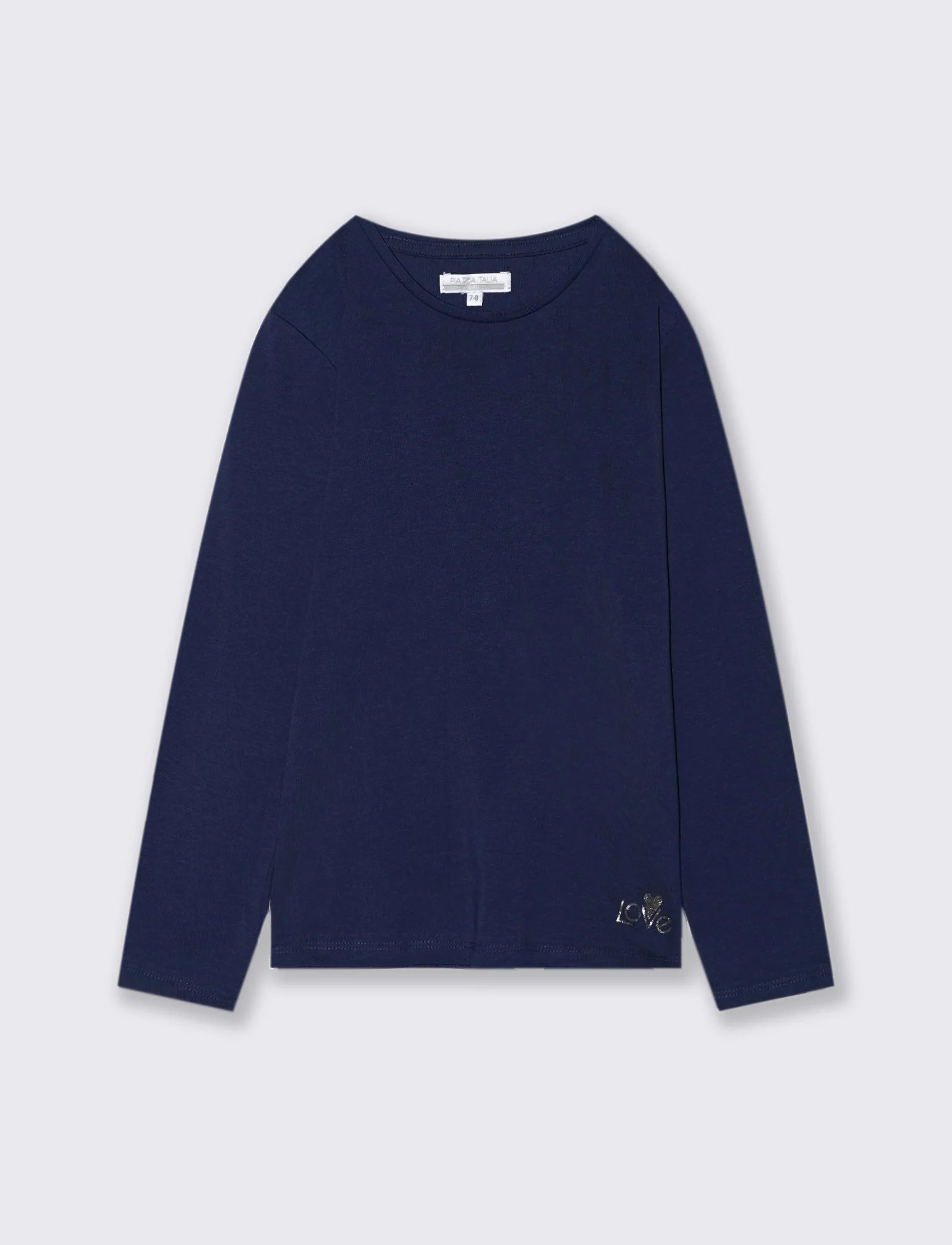 T-shirt maniche lunghe - Blu - Image 2