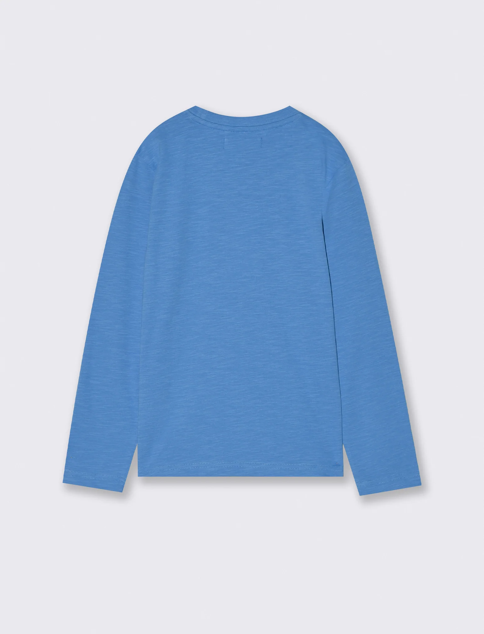 T-shirt maniche lunghe - Blu oceano - Image 3
