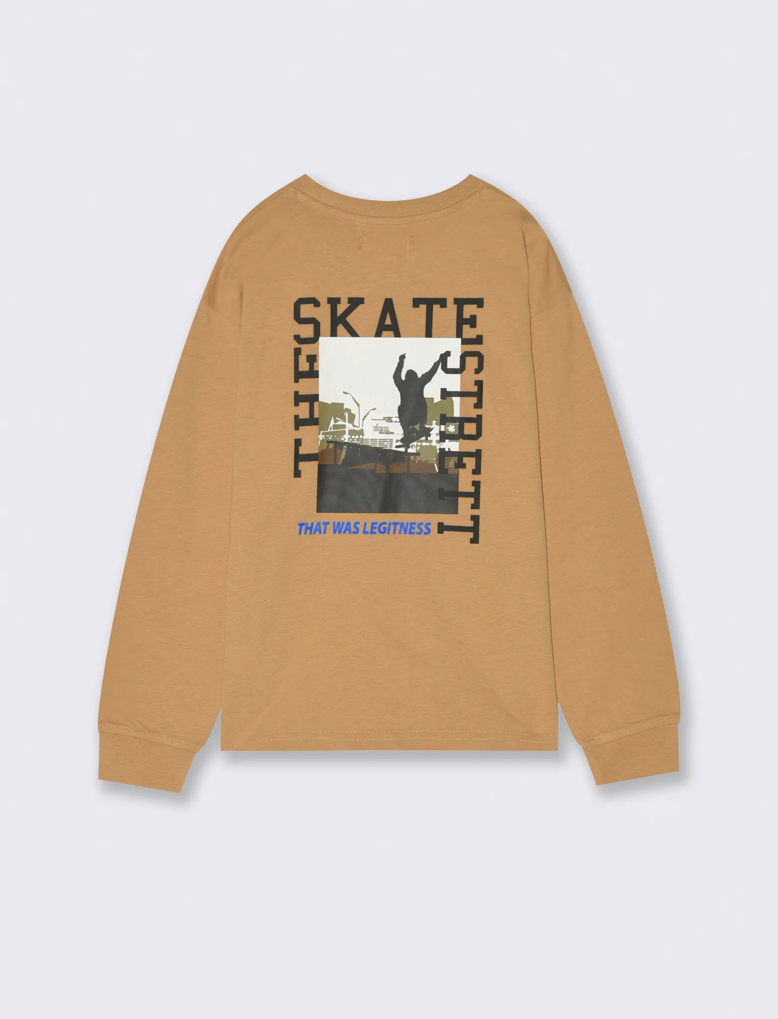 T-shirt maniche lunghe e polsini - Beige biscotto - Image 4