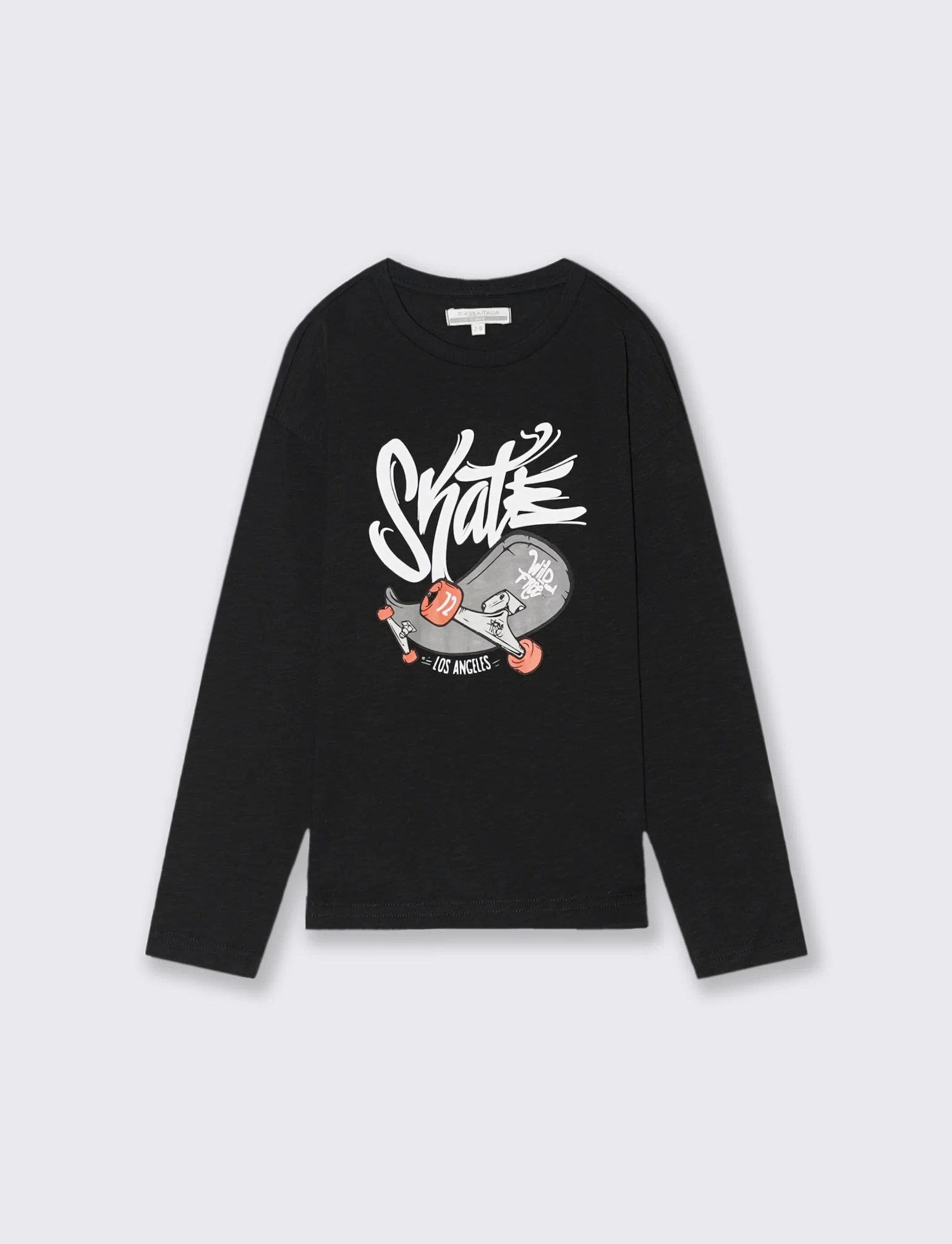 T-shirt maniche lunghe - Nero