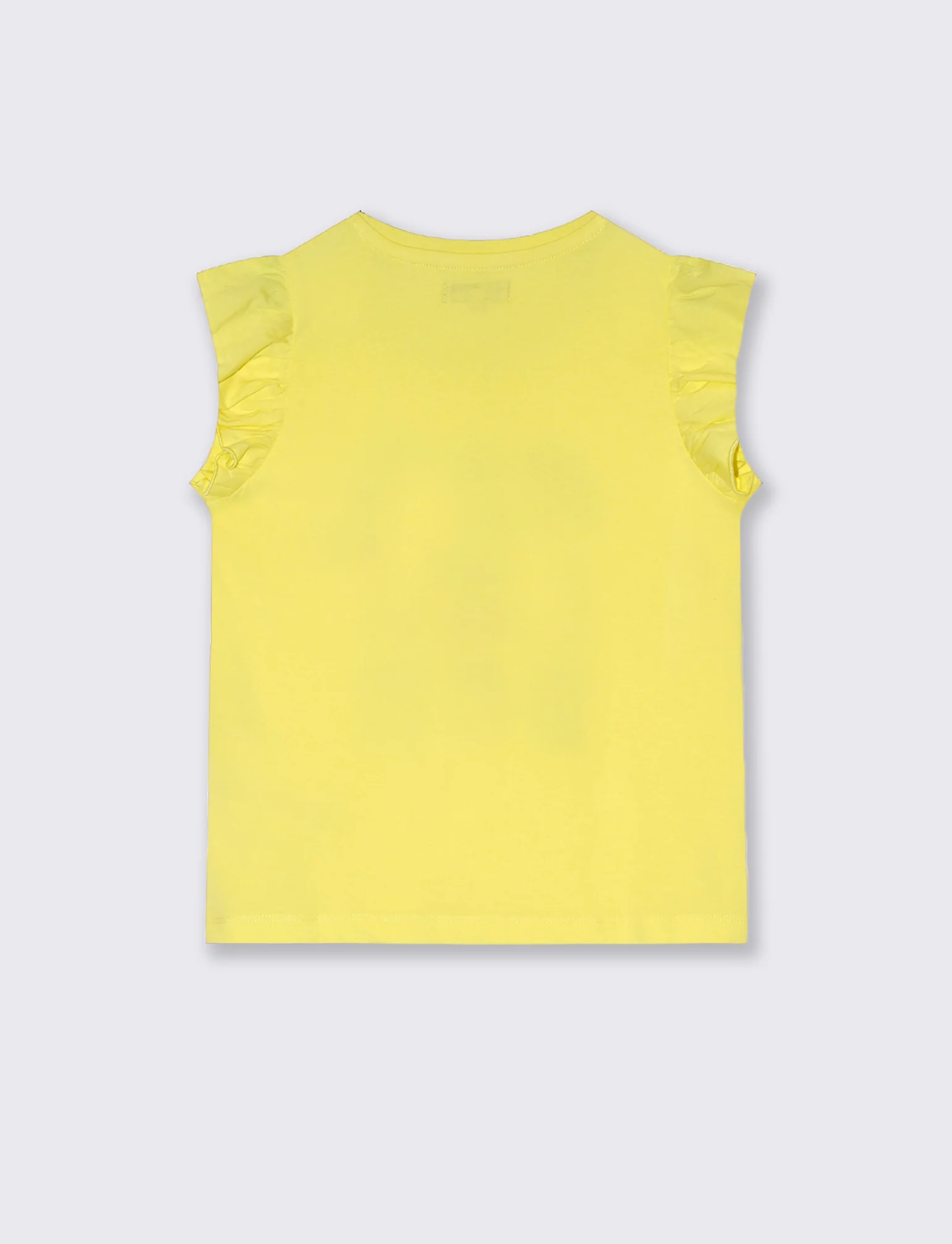 T-shirt mezza manica da bambina - Giallo - Image 2