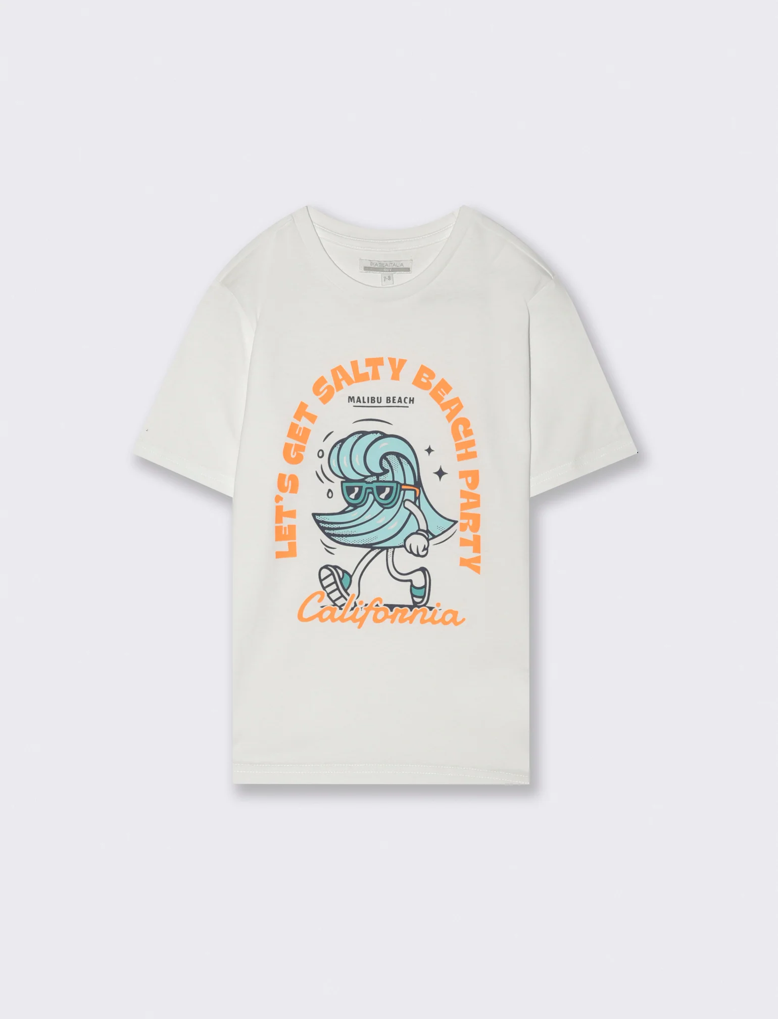 T-shirt mezza manica da bambino - Bianco