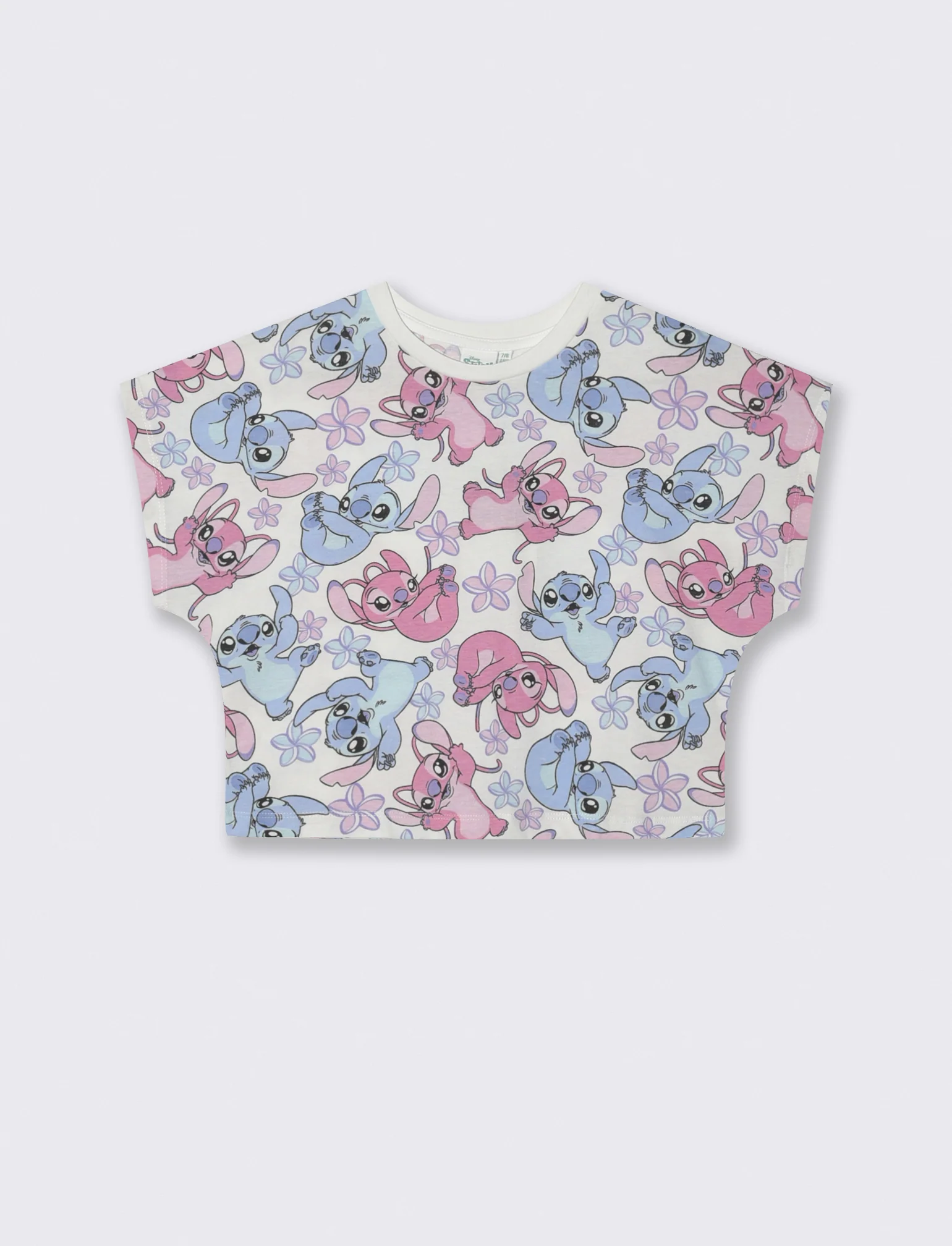 T-shirt mezza manica Disney Stitch per bambina - Fantasia