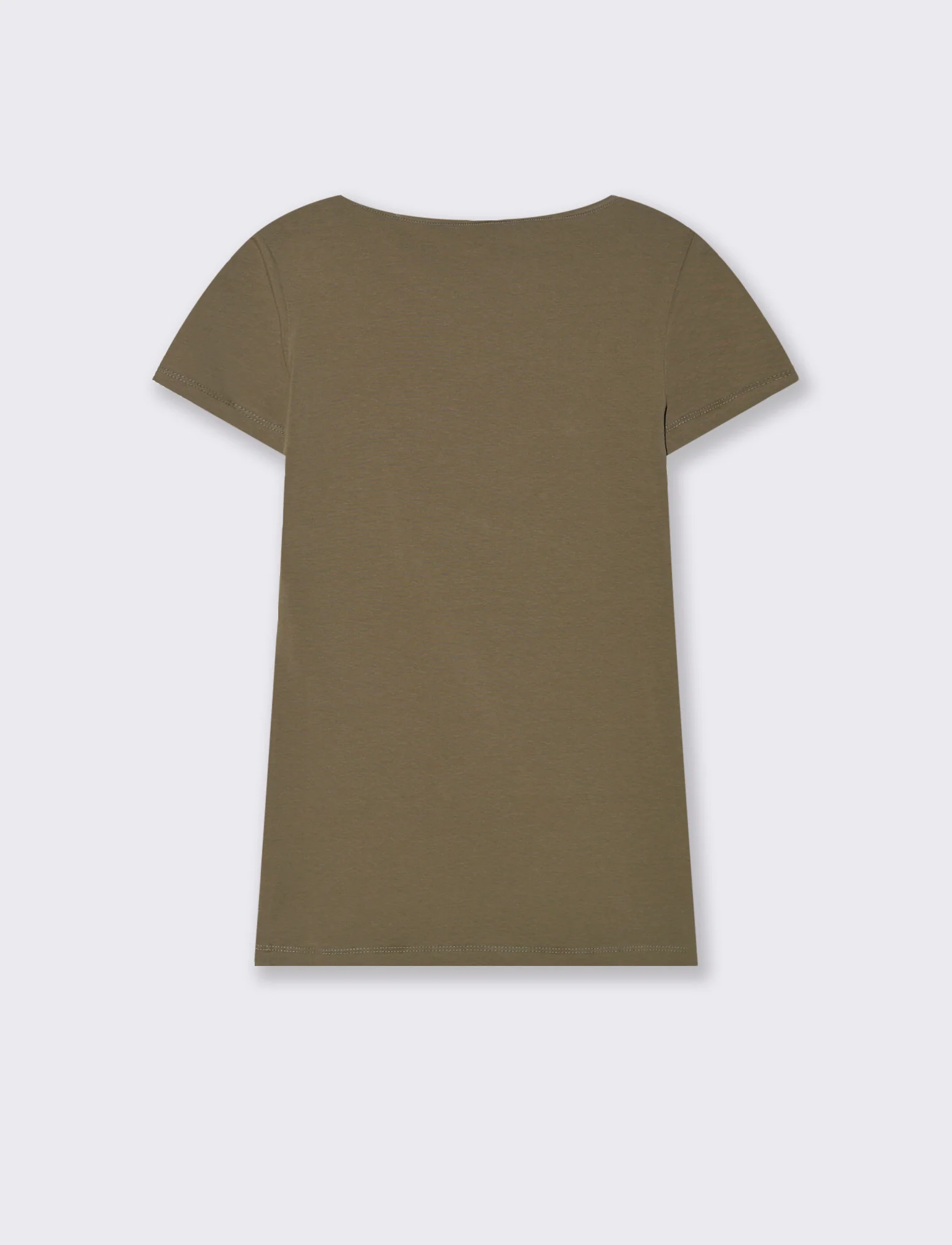 T-Shirt Mezza Manica Elegante - Verde - Image 2