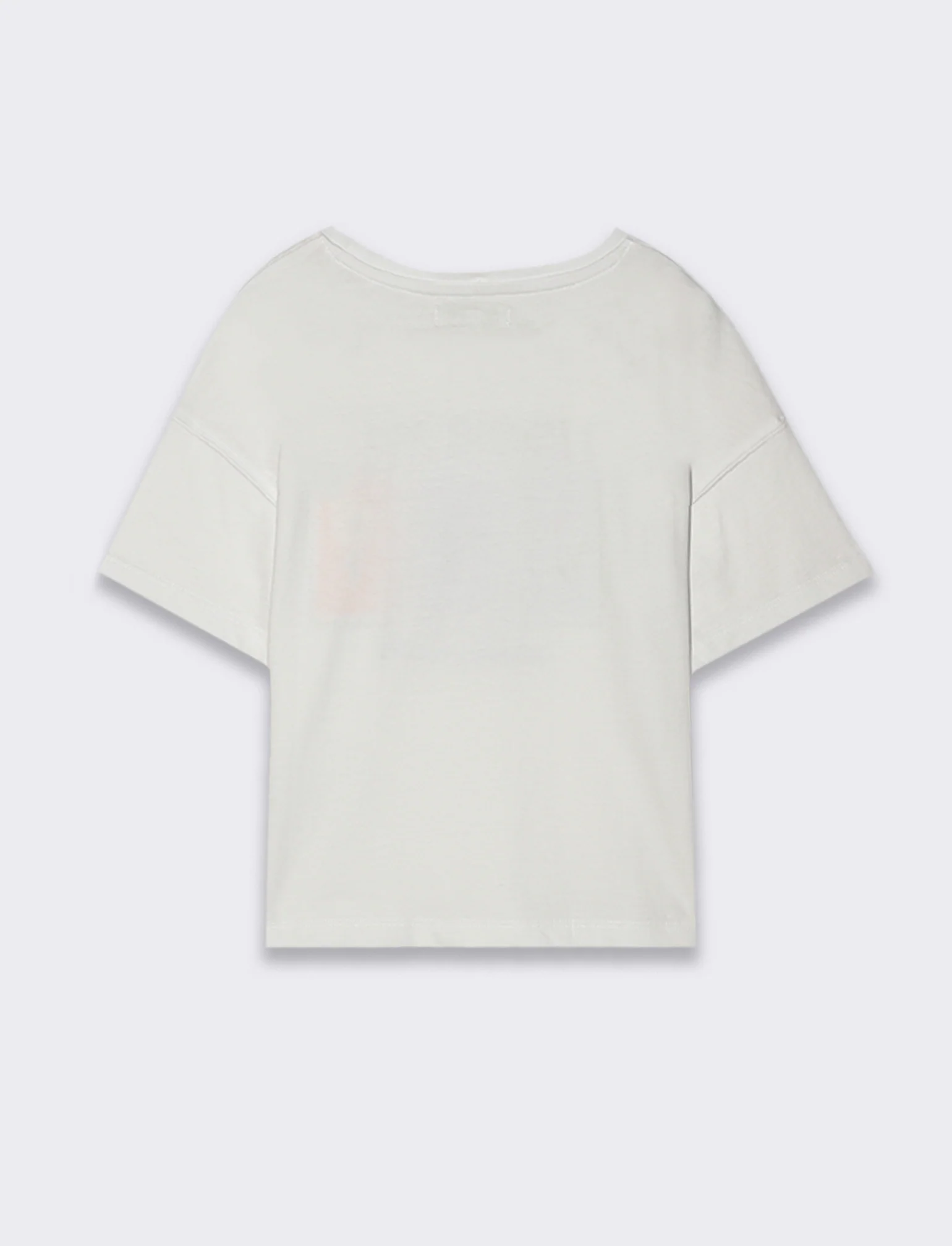 T-shirt mezza manica girocollo da bambina - Bianco latte - Image 5
