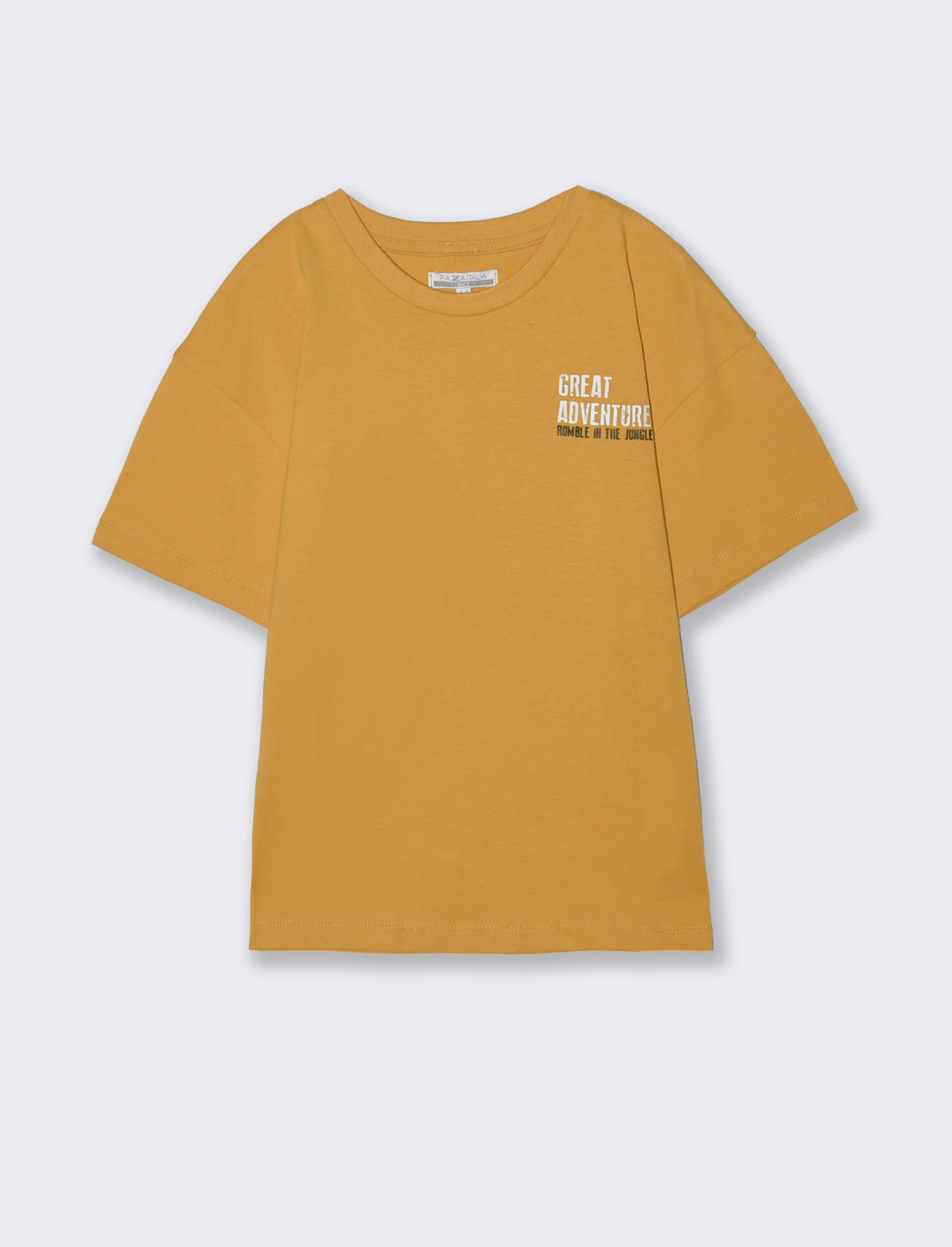 T-shirt mezza manica Great Adventure - Ocra