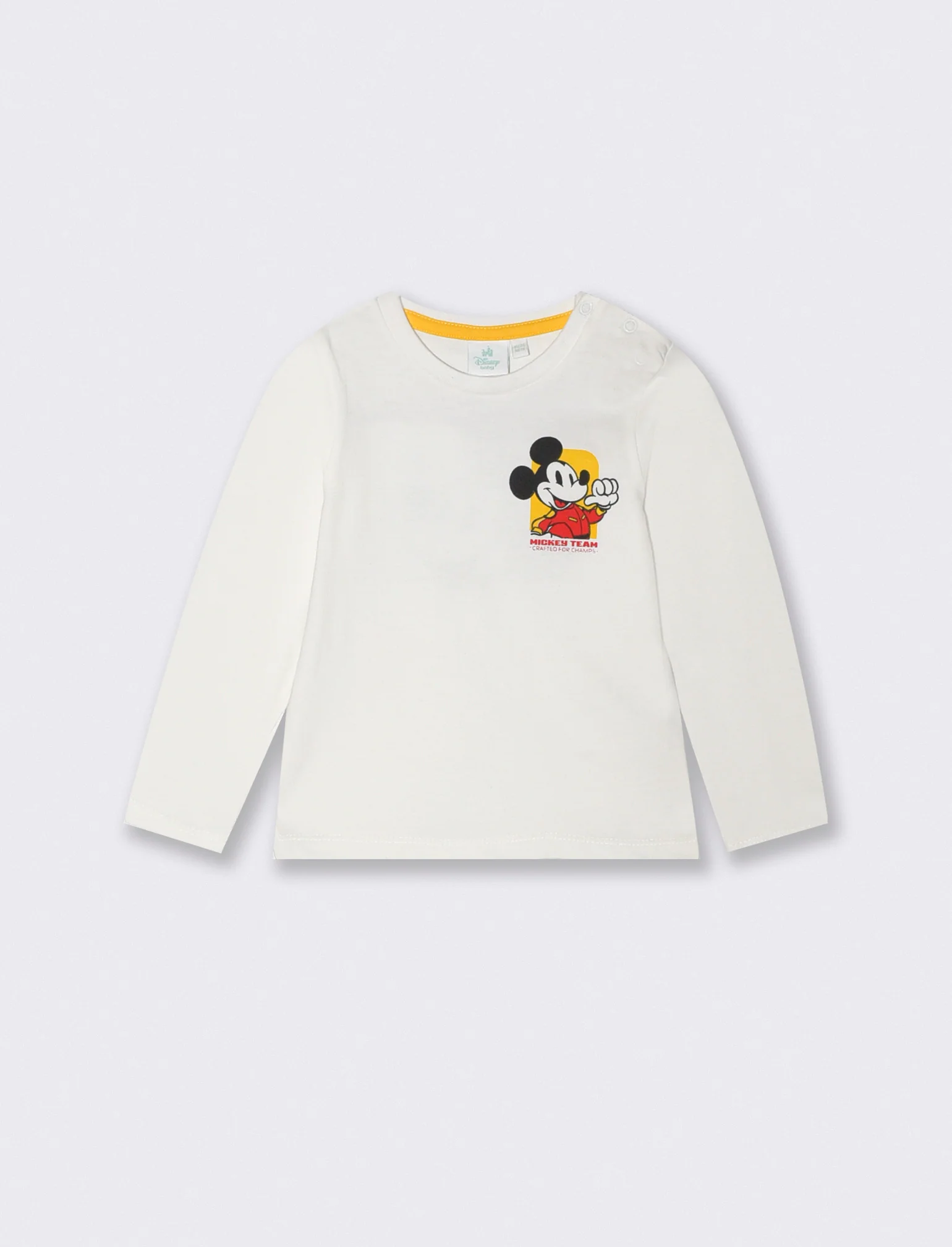 T shirt  Mickey Formula 1 - Bianco latte