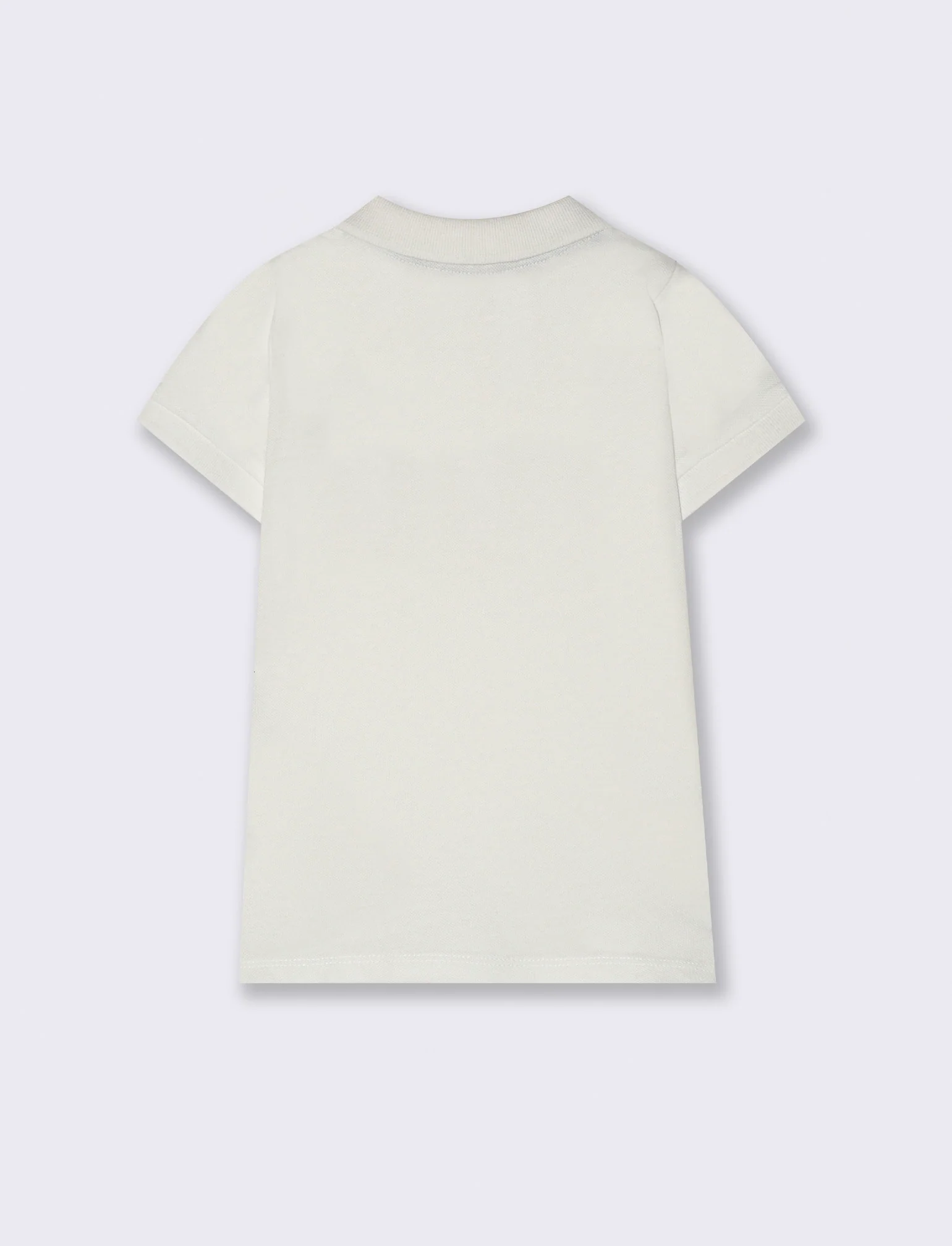 T-shirt modello polo da neonato - Bianco - Image 2
