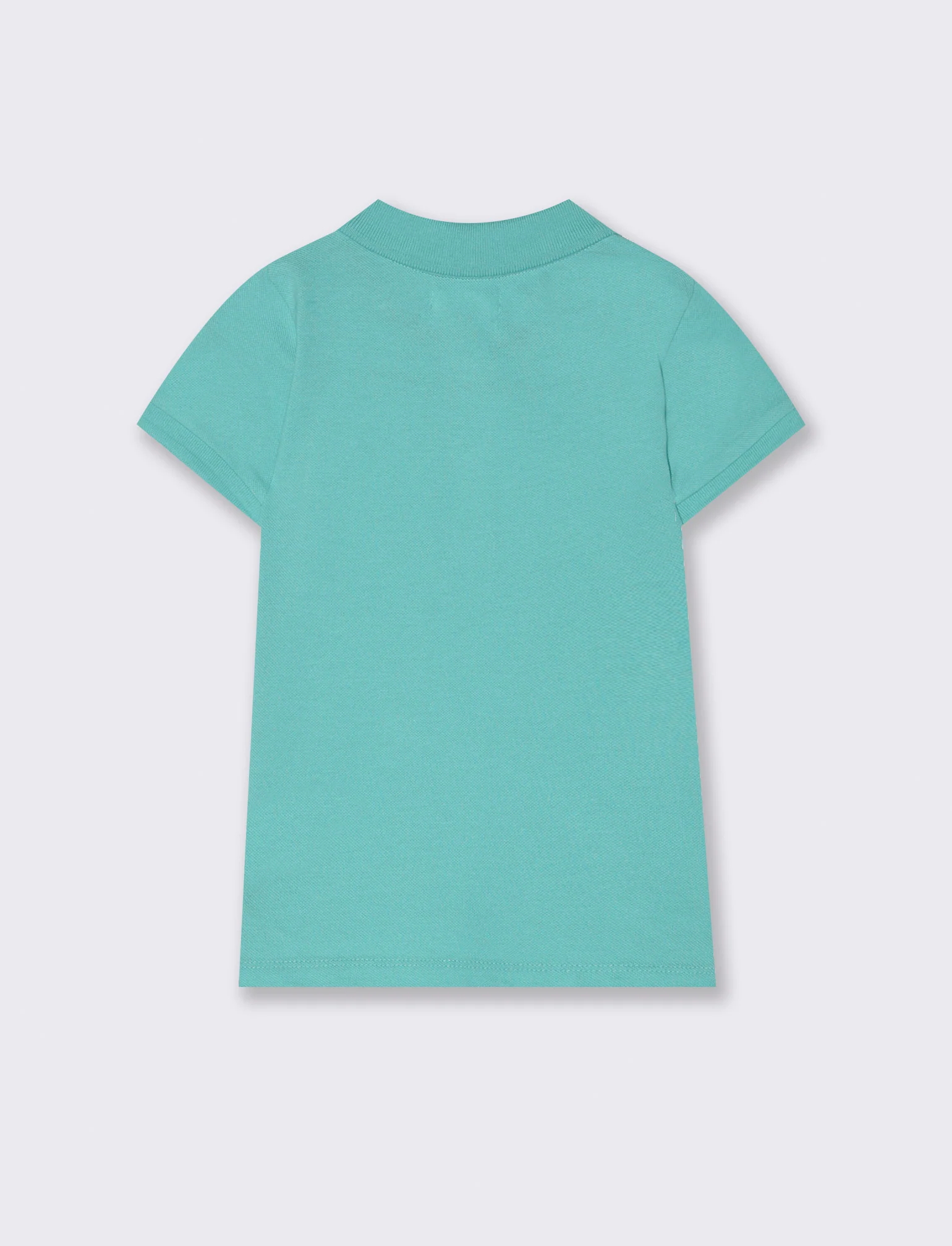 T-shirt modello polo da neonato - Verde acqua - Image 2