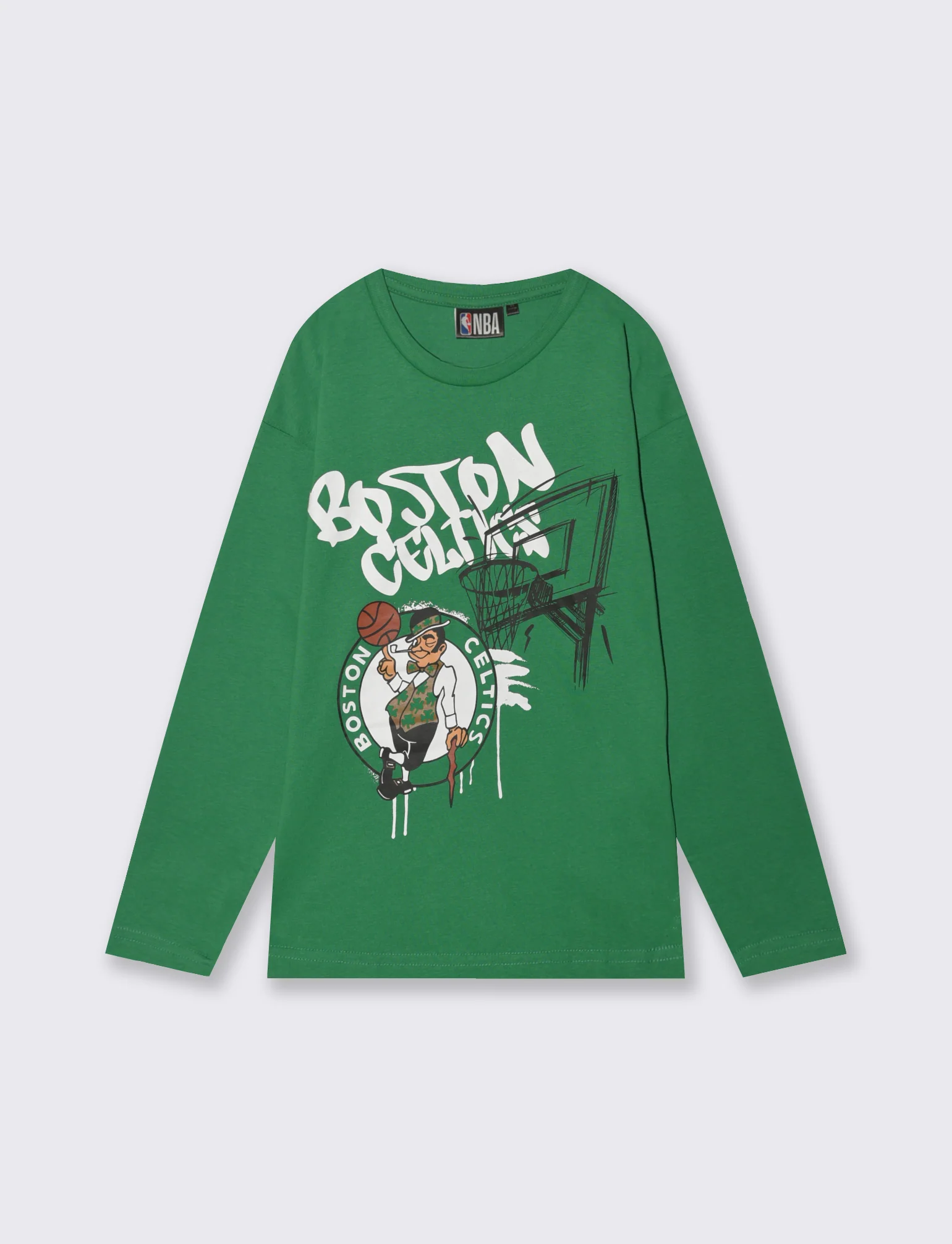 T-shirt NBA manica lunga - Verde