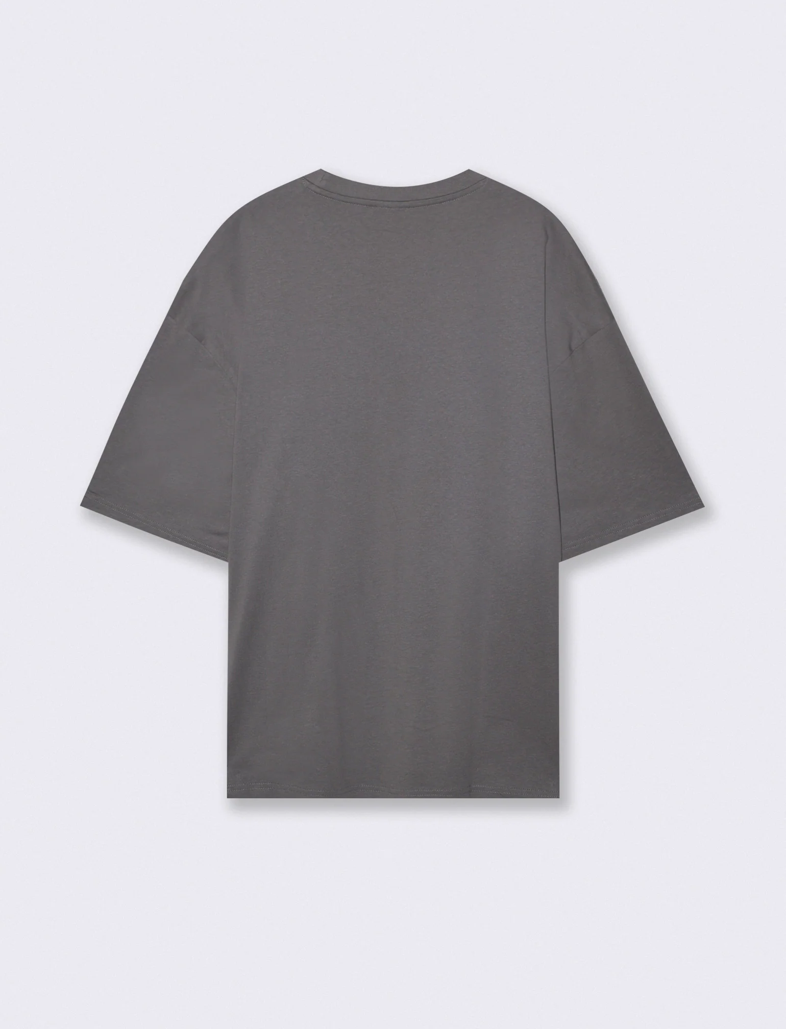 T-shirt One Piece in cotone girocollo - Grigio piombo - Image 3