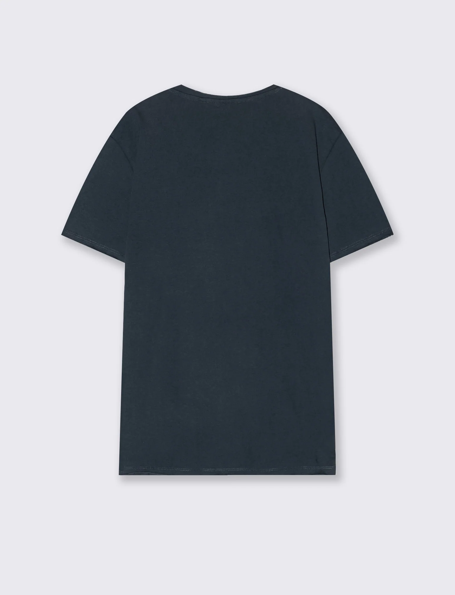 T-shirt Orli regular fit con orli vivi - Avion - Image 2
