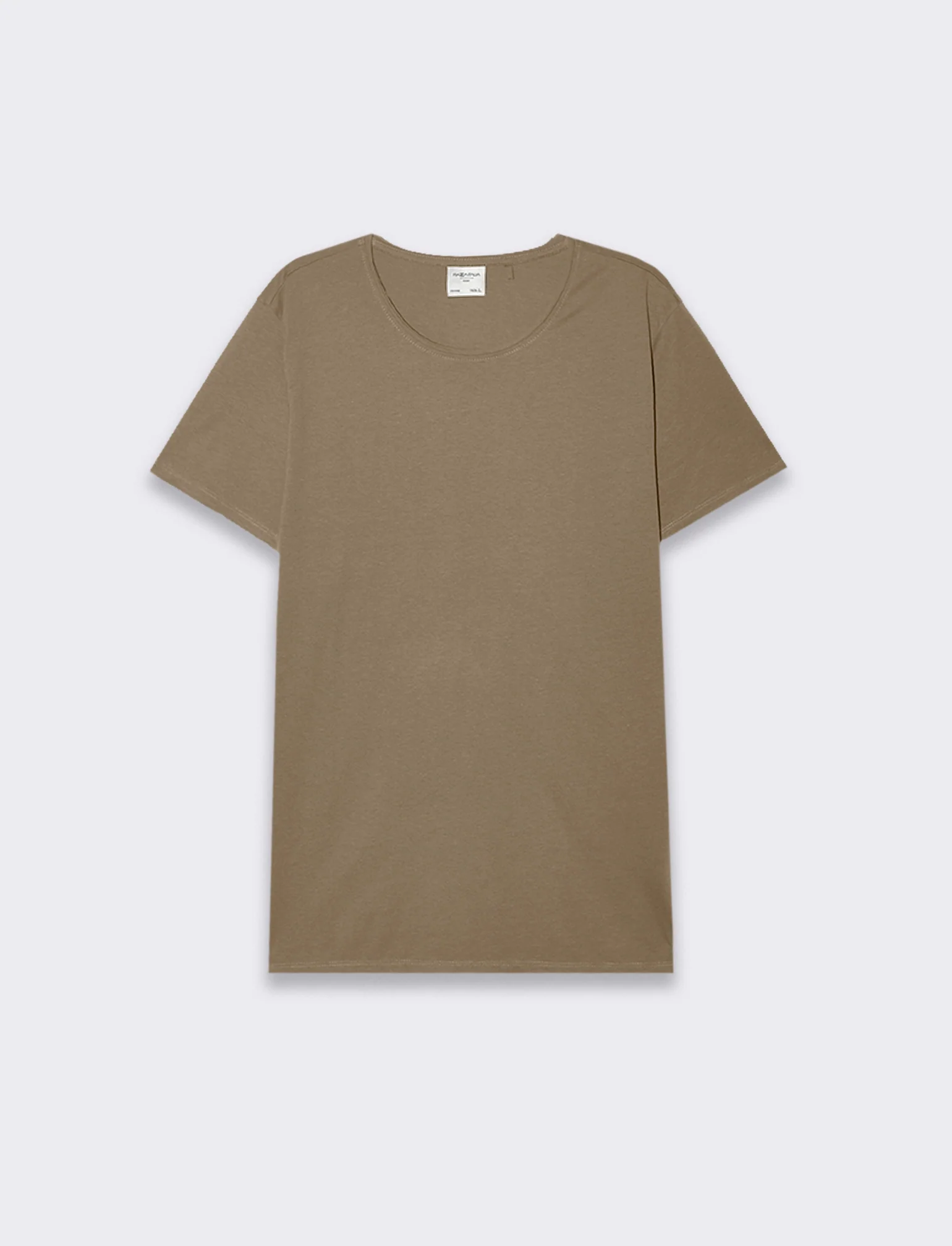T-SHIRT ORLI TAGLIO VIVO REGULAR FIT - Verde kaki - Image 2