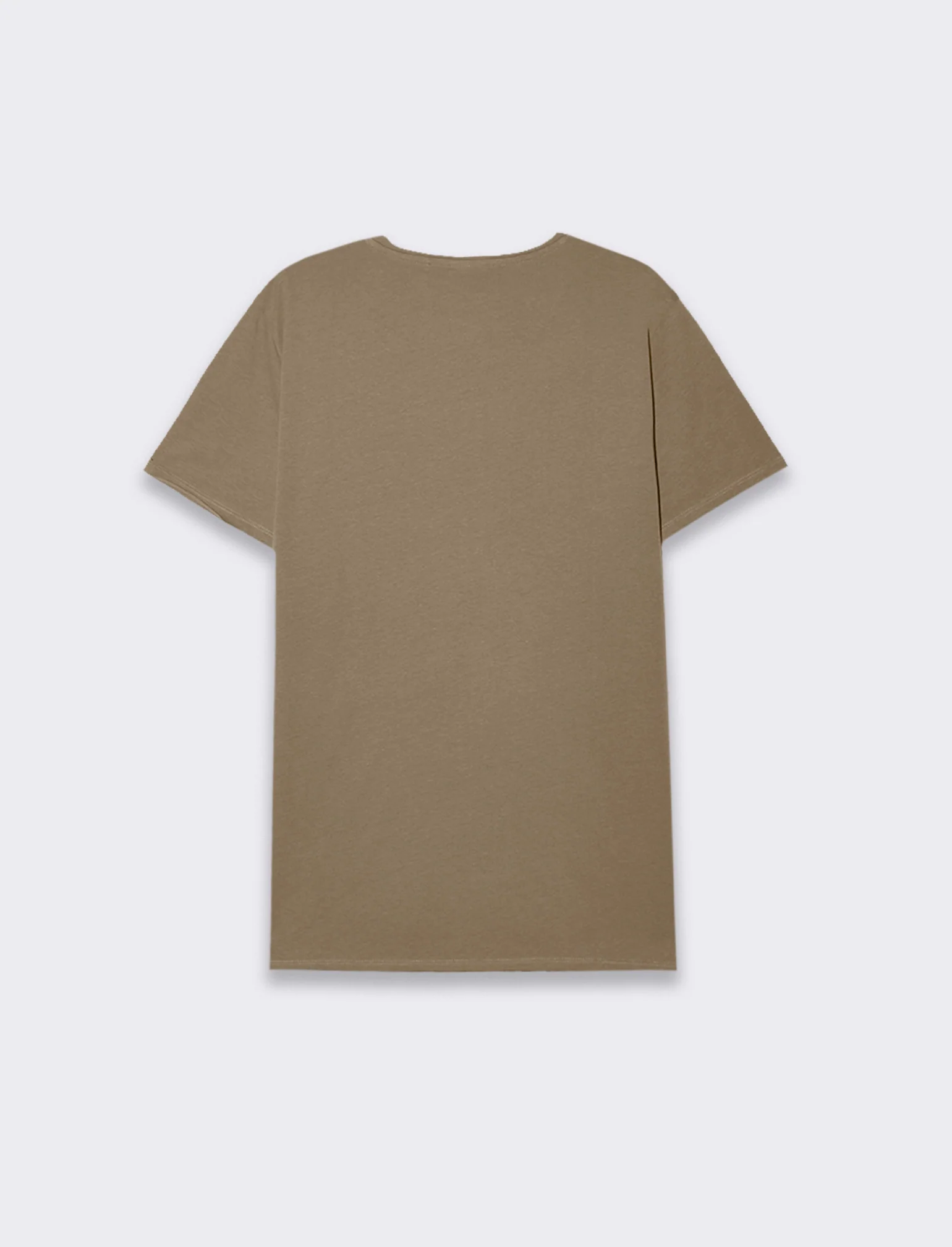 T-SHIRT ORLI TAGLIO VIVO REGULAR FIT - Verde kaki - Image 3