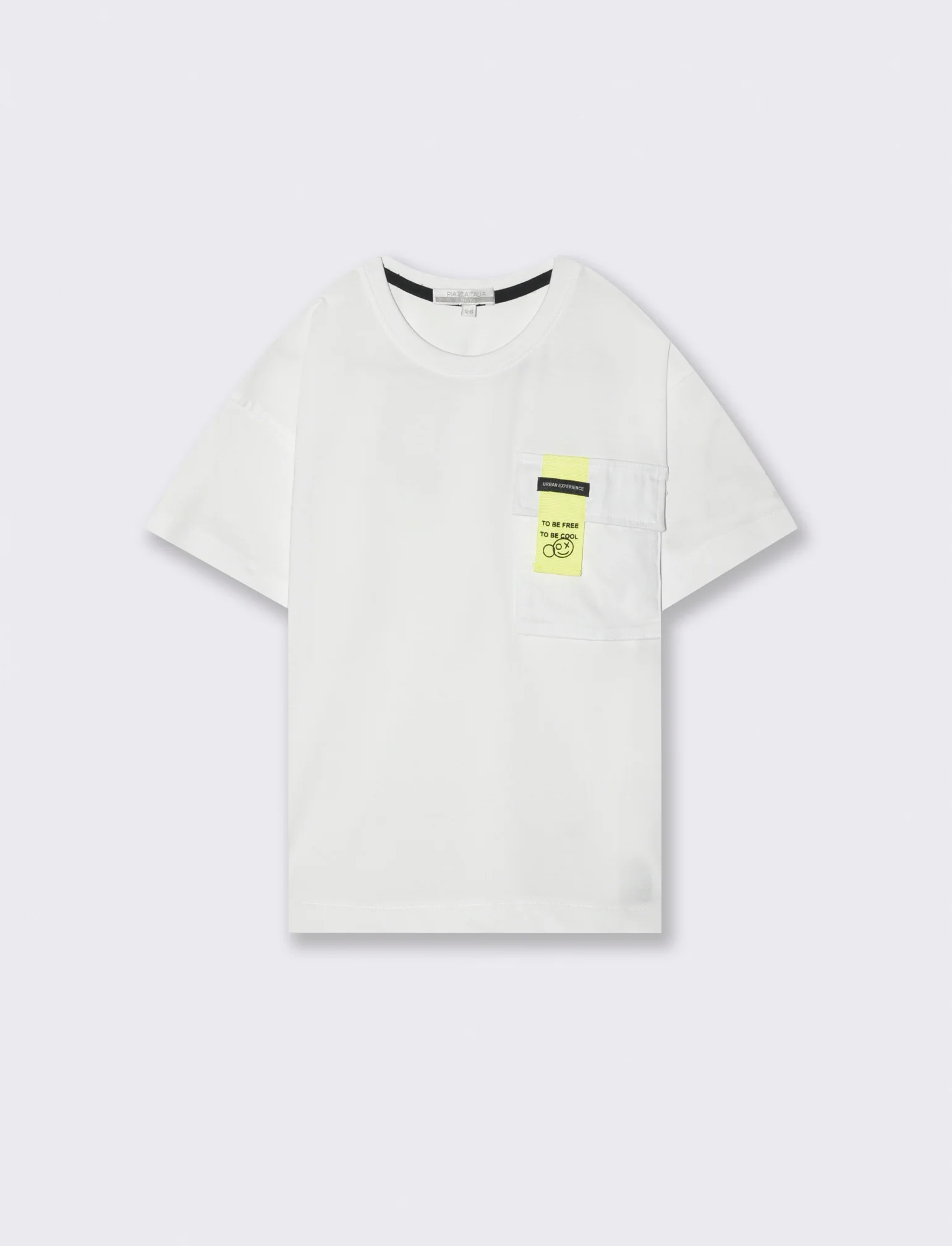 T-shirt over da bambino - Bianco