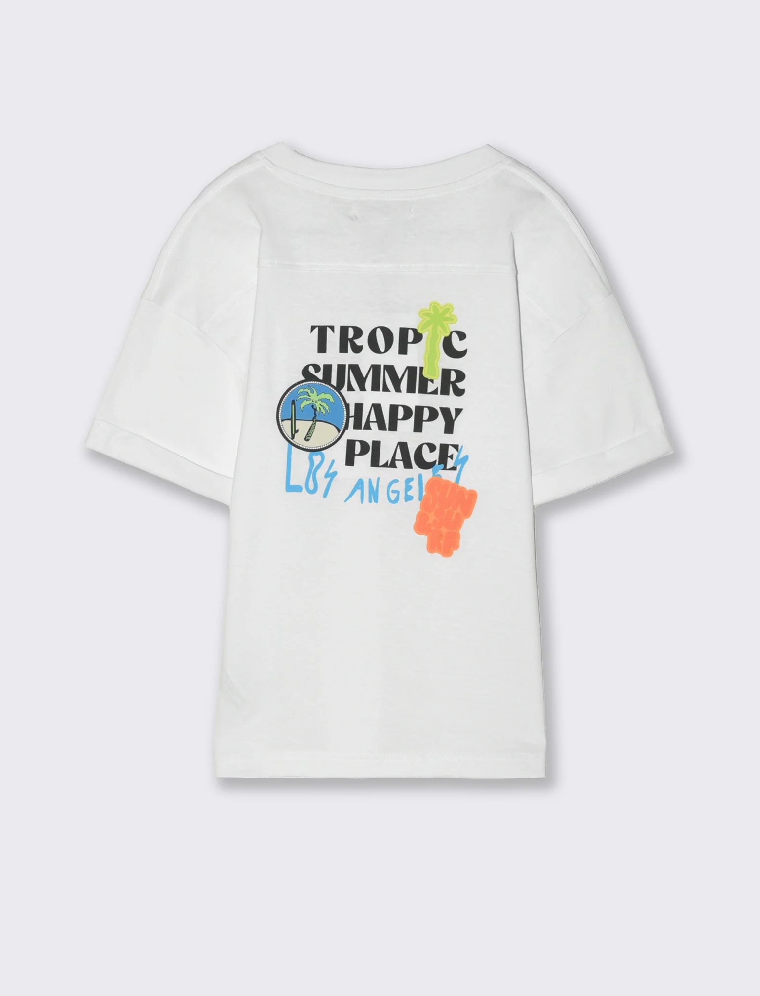 T-shirt patch gommati da bambino - Bianco - Image 4