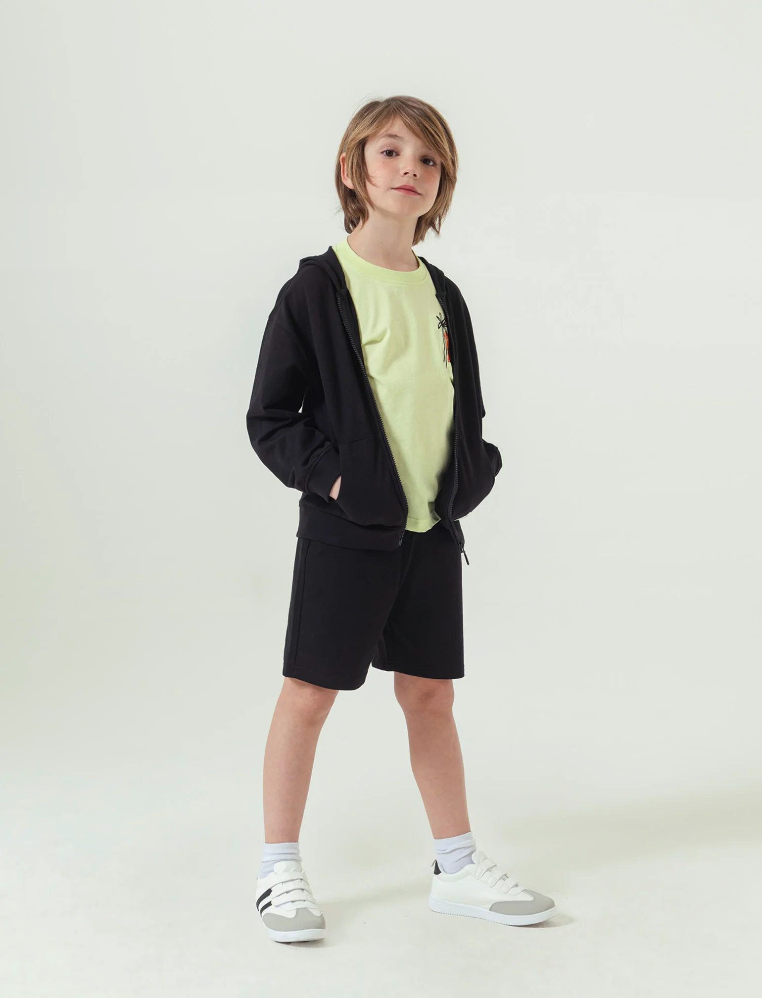 T-shirt patch gommati da bambino - Giallo - Image 2