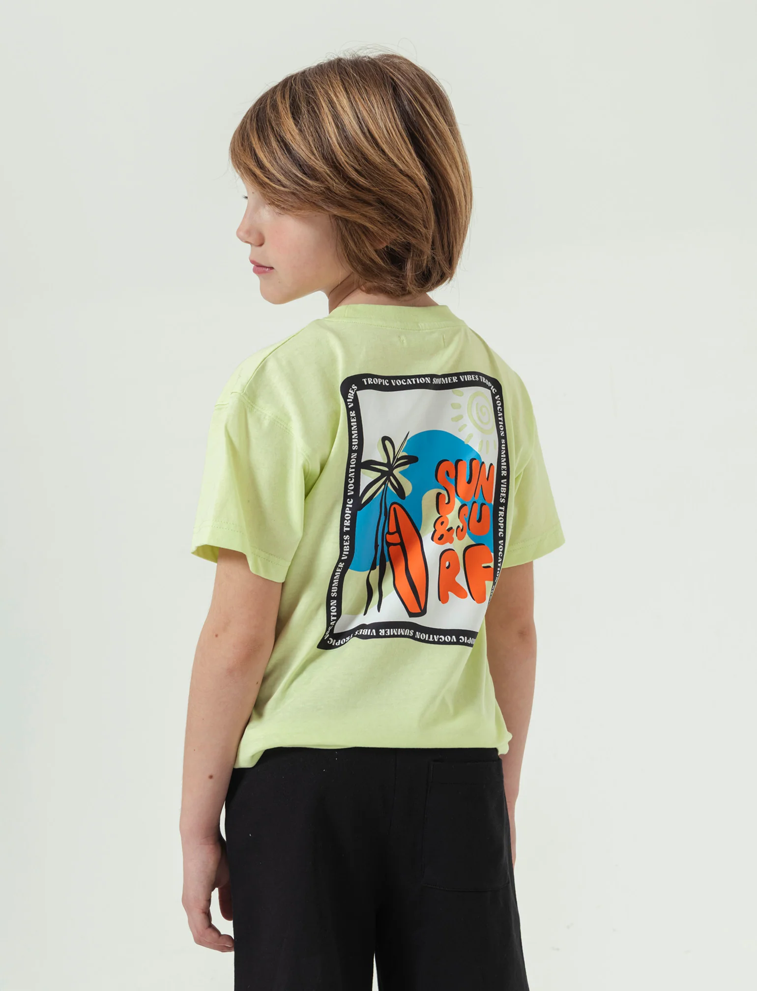 T-shirt patch gommati da bambino - Giallo - Image 3