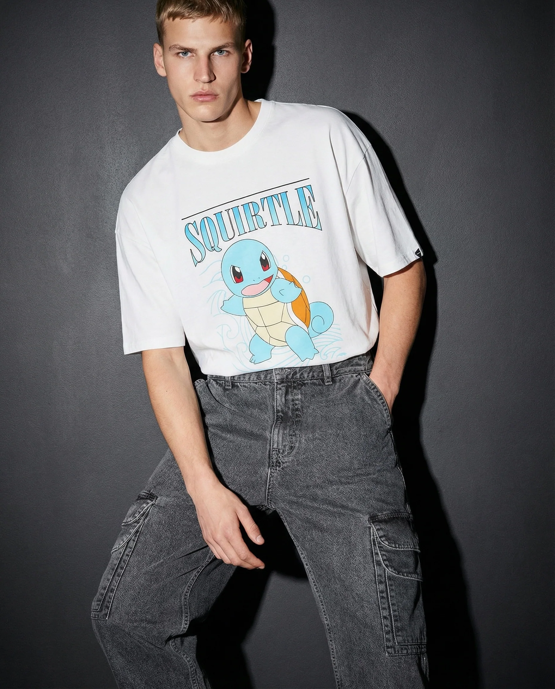 T-shirt Pokemon girocollo maniche corte - Bianco