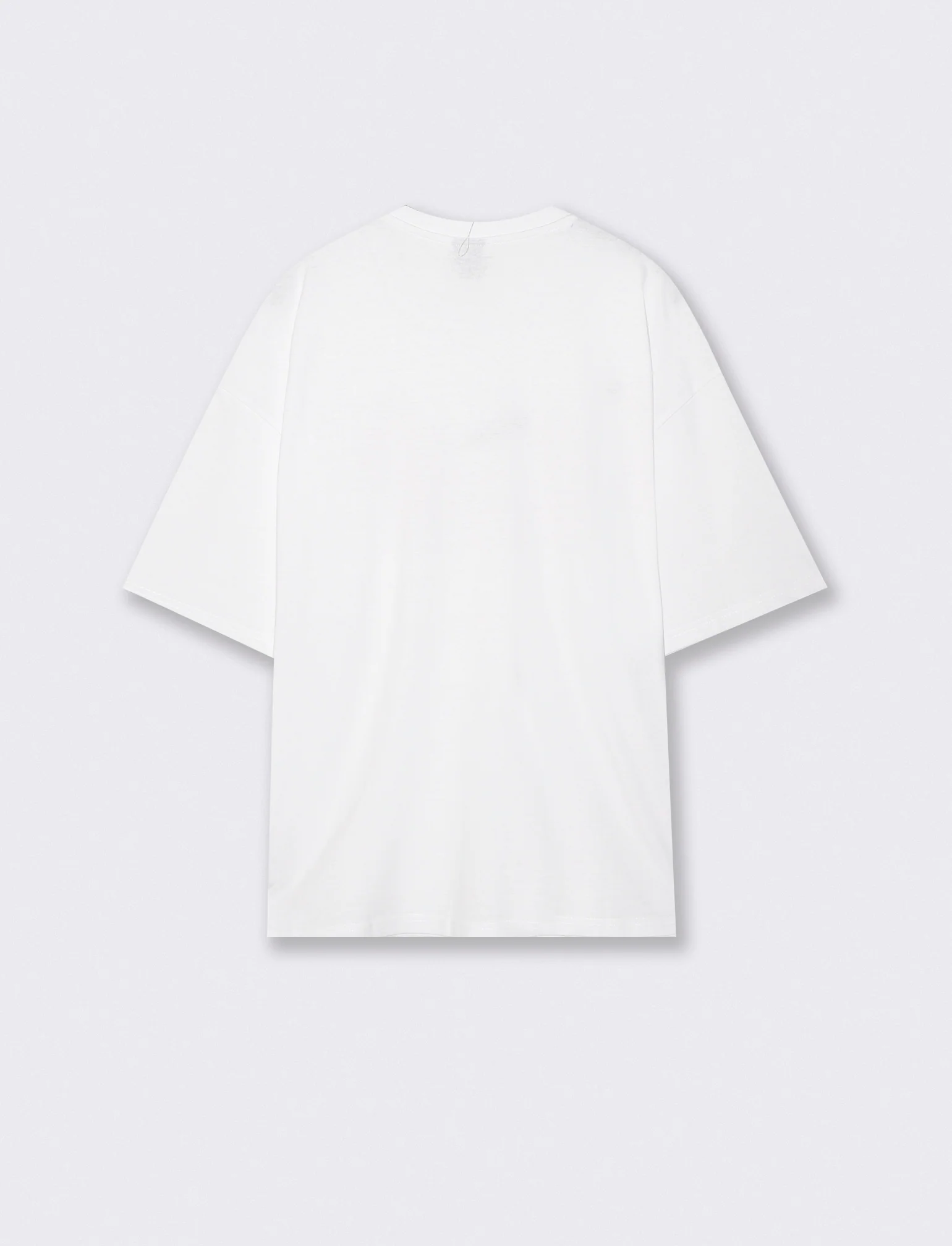 T-shirt puff e ricamo a contrasto - Bianco - Image 4