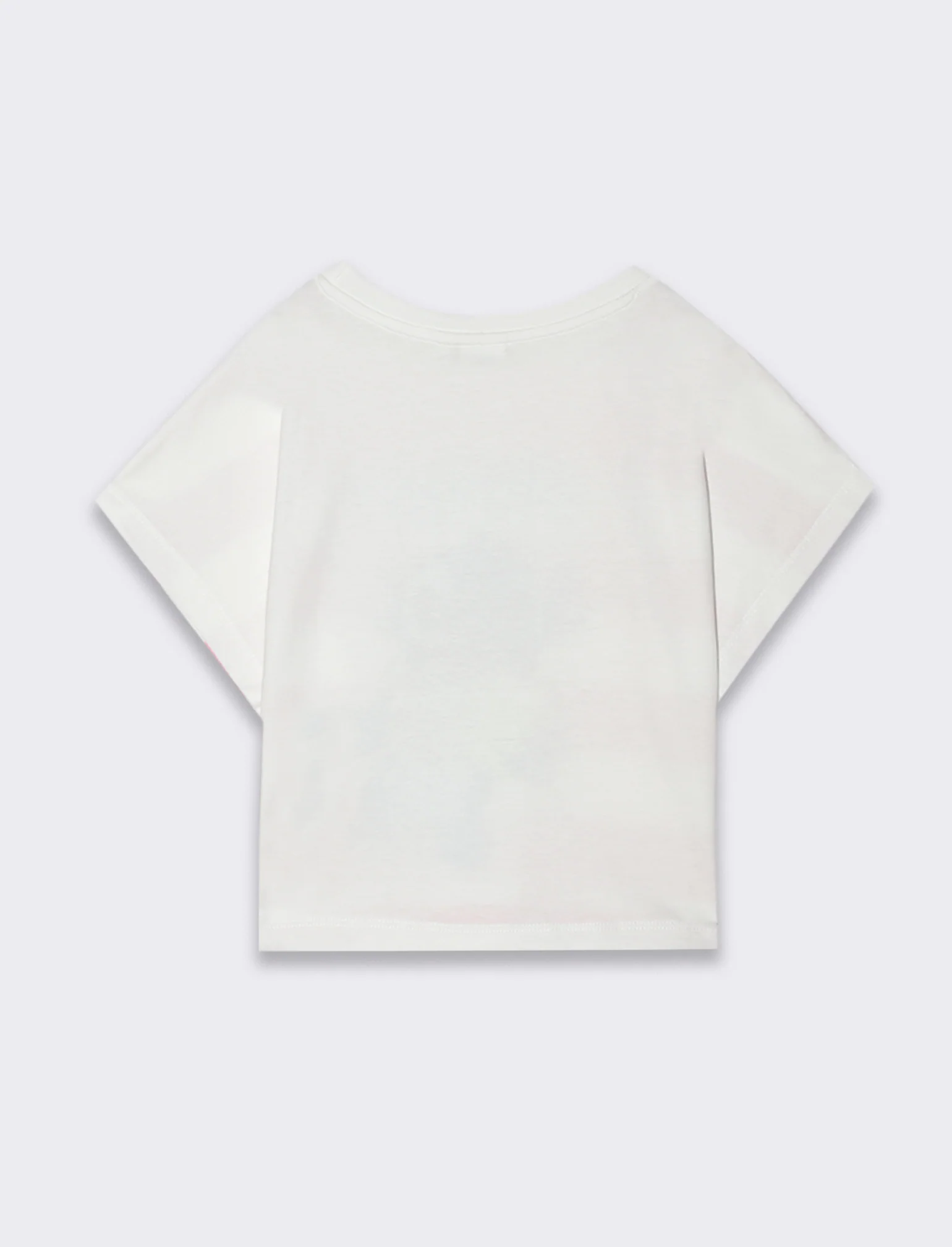 T-shirt rigata con stampa Stitch da bambina - Righe - Image 3