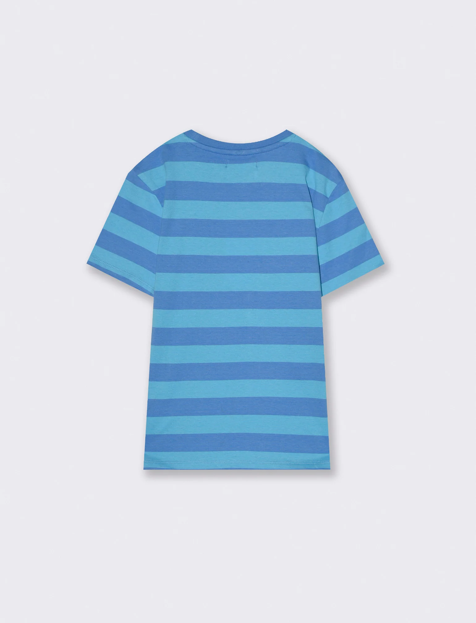 T-shirt rigata da bambino - Blu cobalto - Image 2