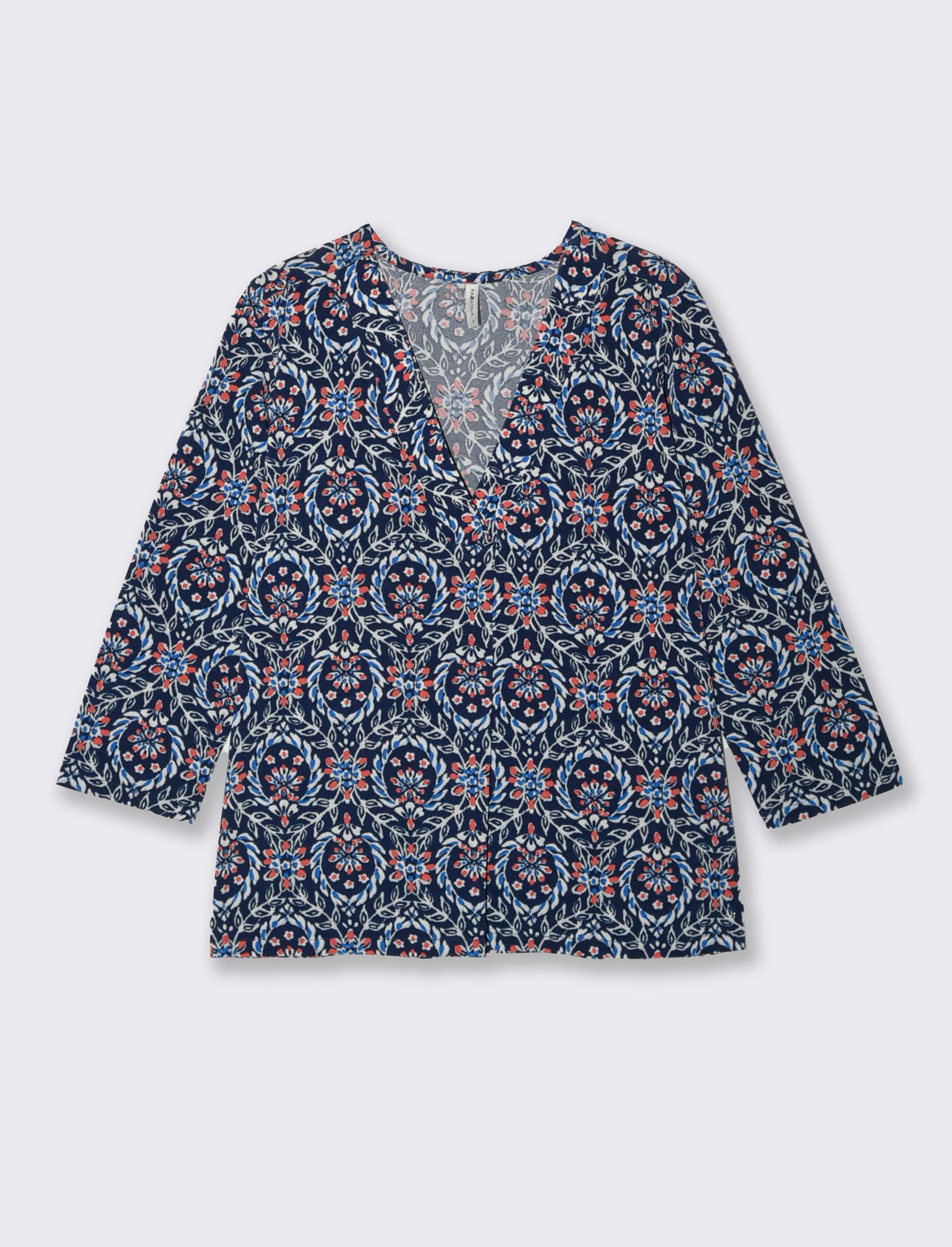 T-Shirt Scollo a V 3/4 Manica Comoda - var 1 - Image 2