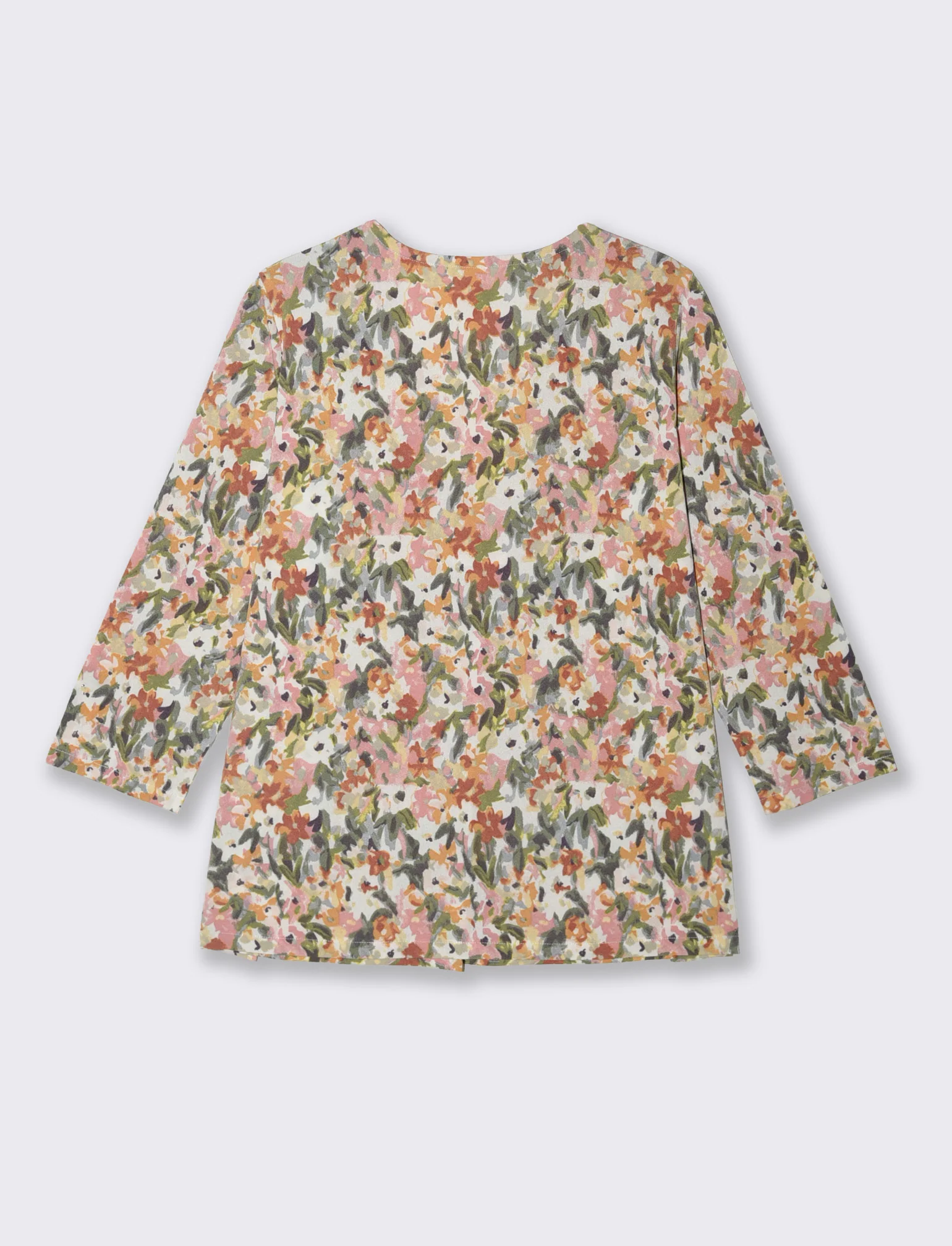 T-Shirt Scollo a V 3/4 Manica Comoda - var 2 - Image 2