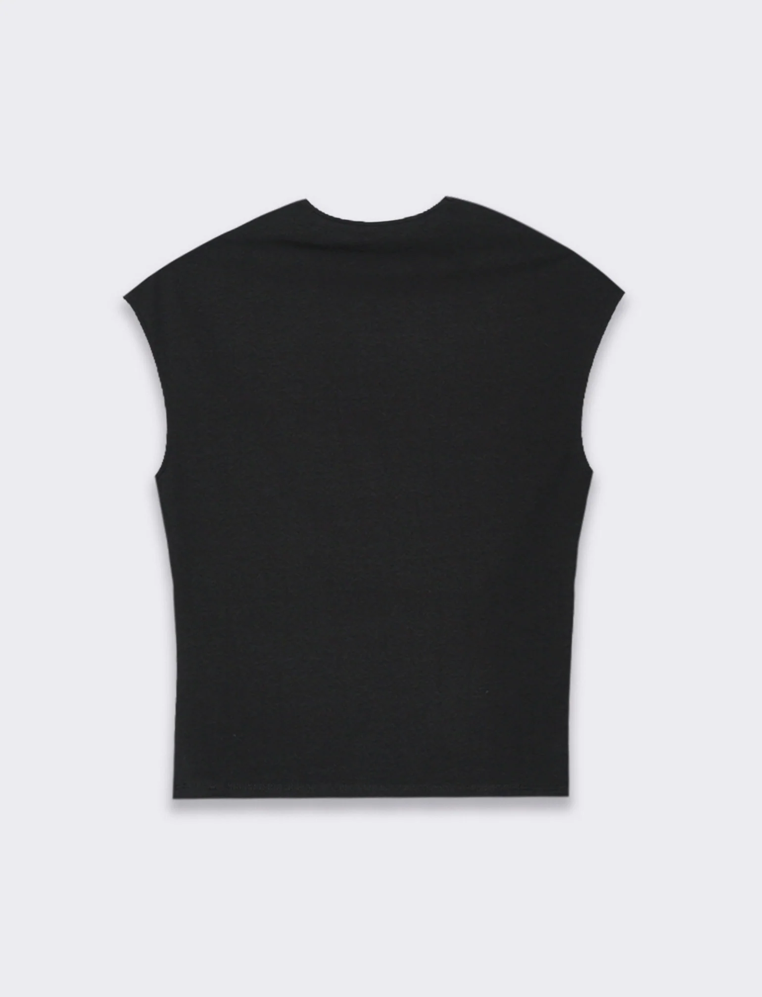 T-shirt scollo quadrato da donna - Nero - Image 2