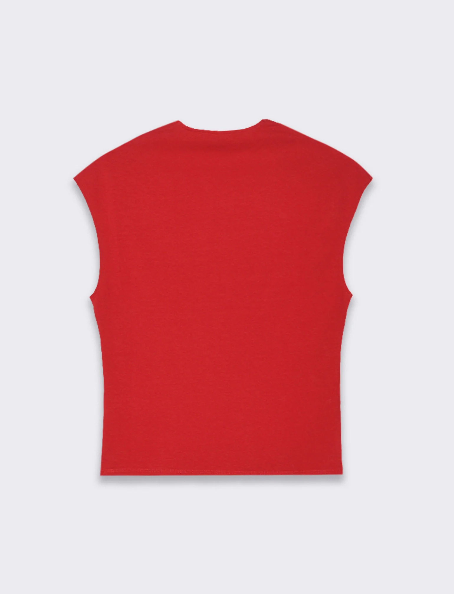 T-shirt scollo quadrato da donna - Rosso scarlatto - Image 2