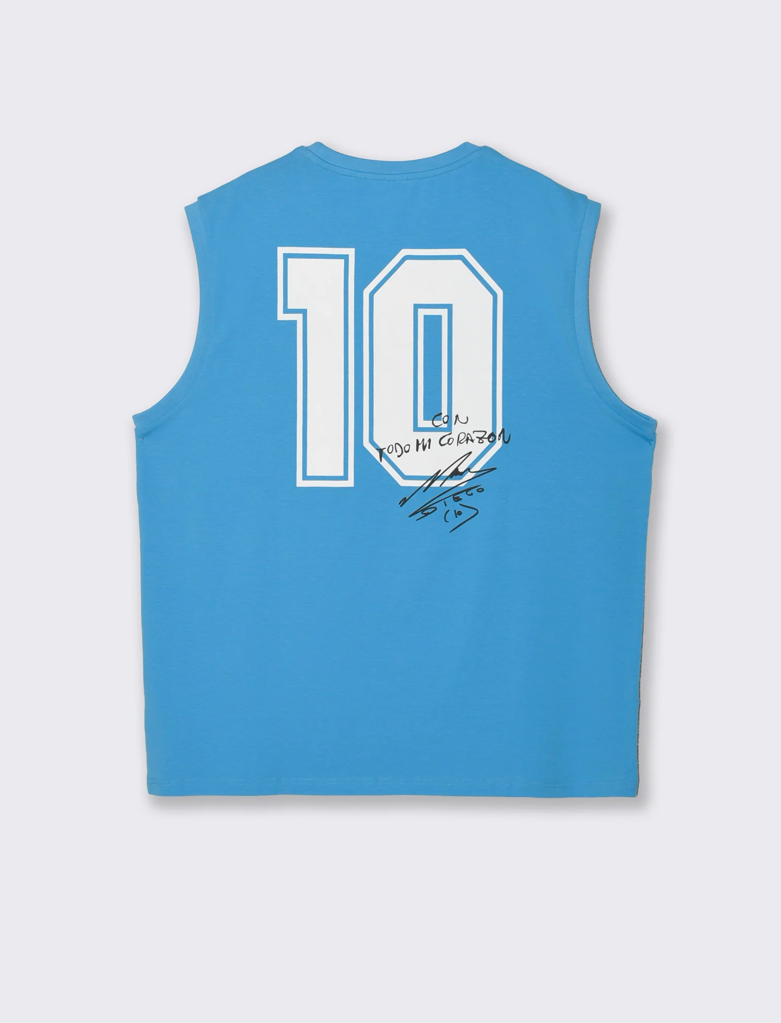 T-shirt senza maniche con stampa D10S - Bluette - Image 2