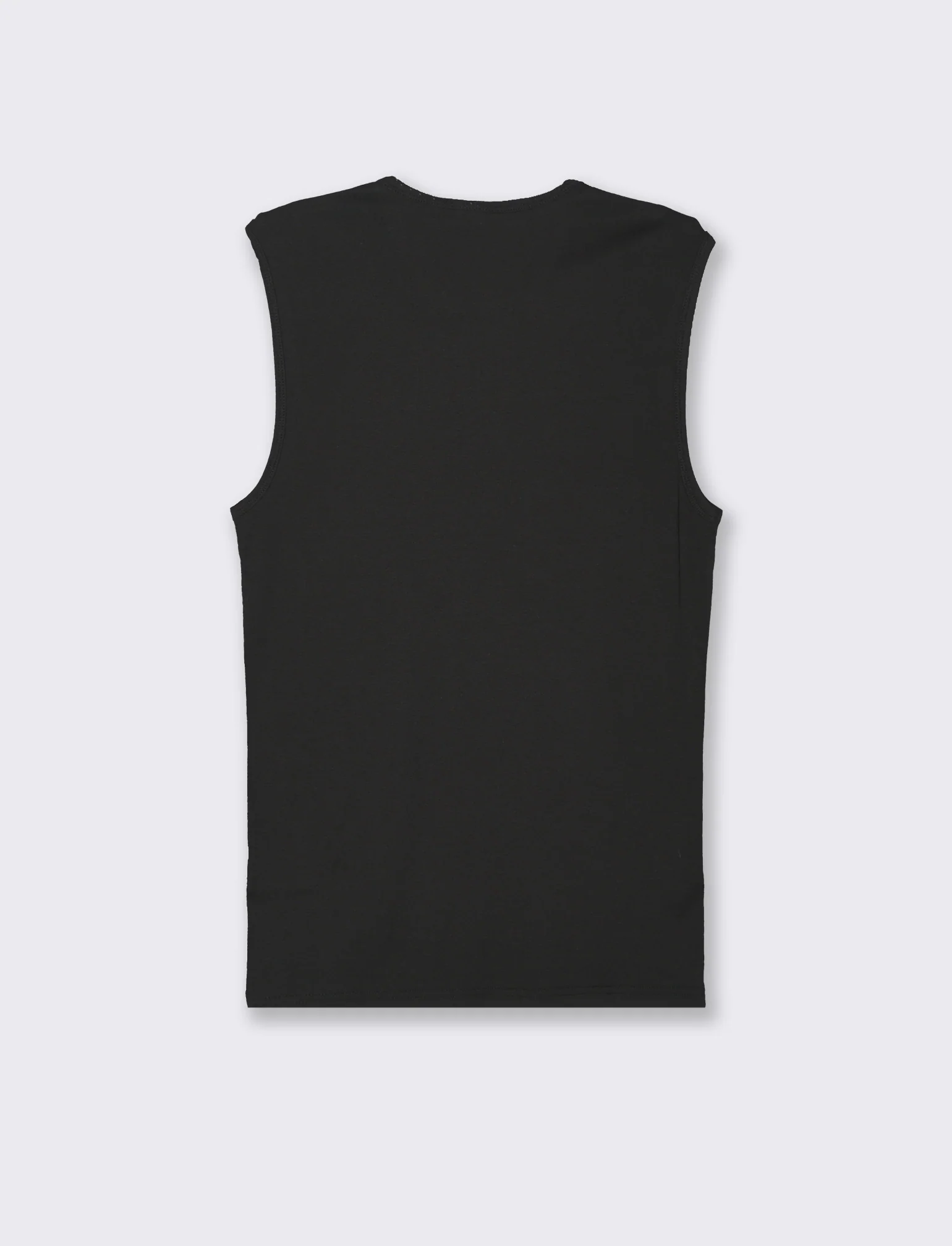 T-shirt senza maniche da uomo - Nero - Image 5