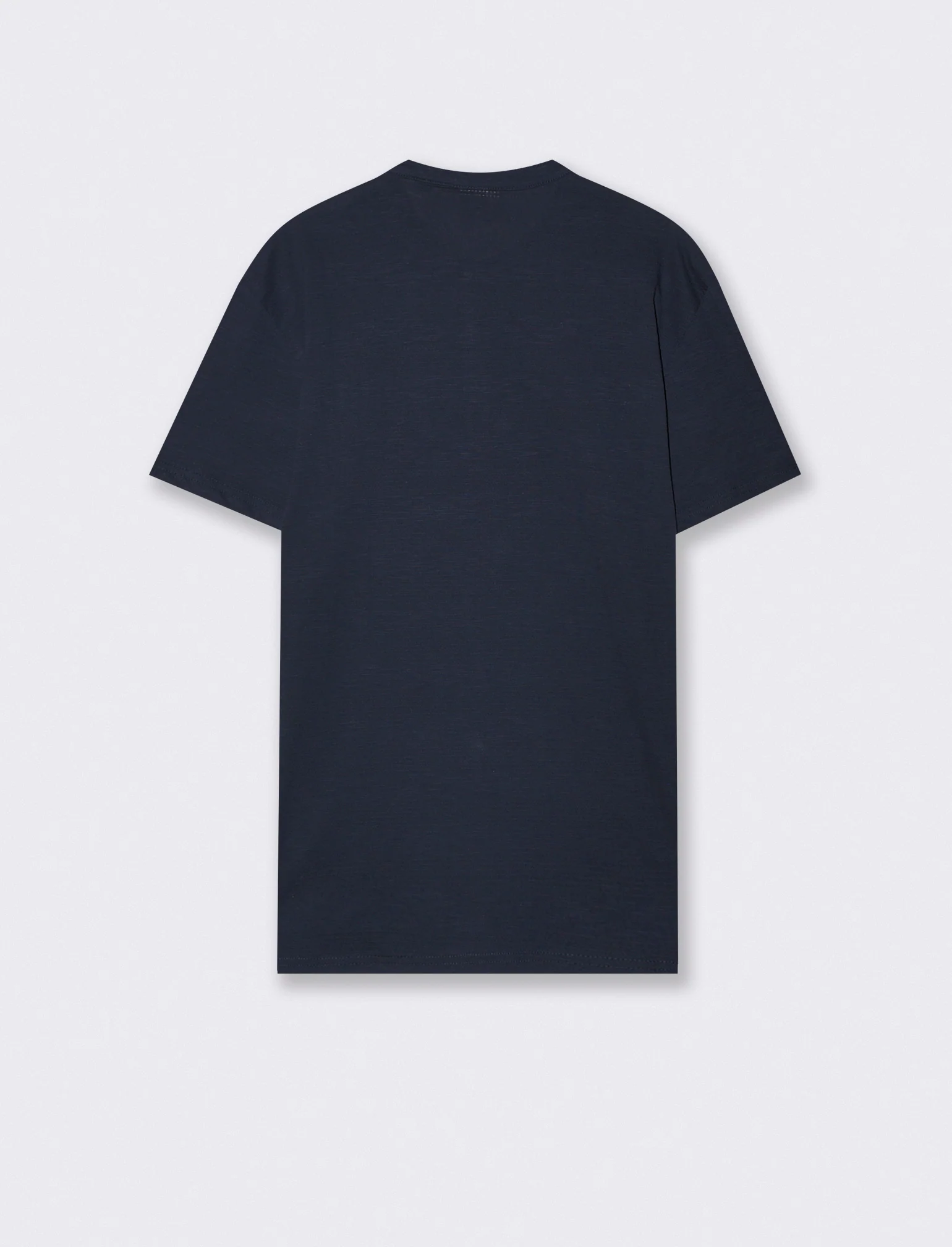 T-SHIRT SERAFINO IN JACQUARD STRUTTURATO - Blu - Image 2