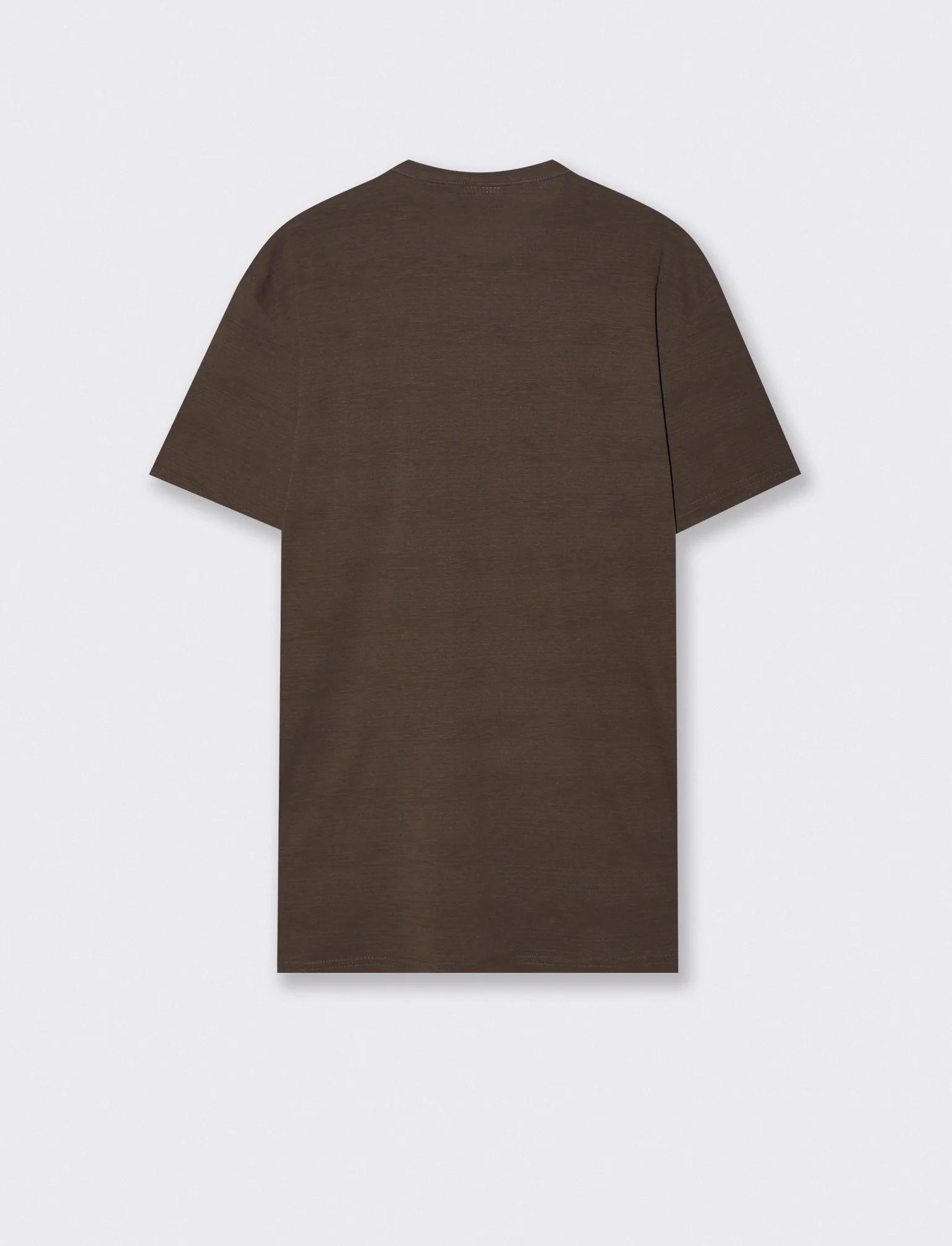 T-SHIRT SERAFINO IN JACQUARD STRUTTURATO - Moro - Image 2