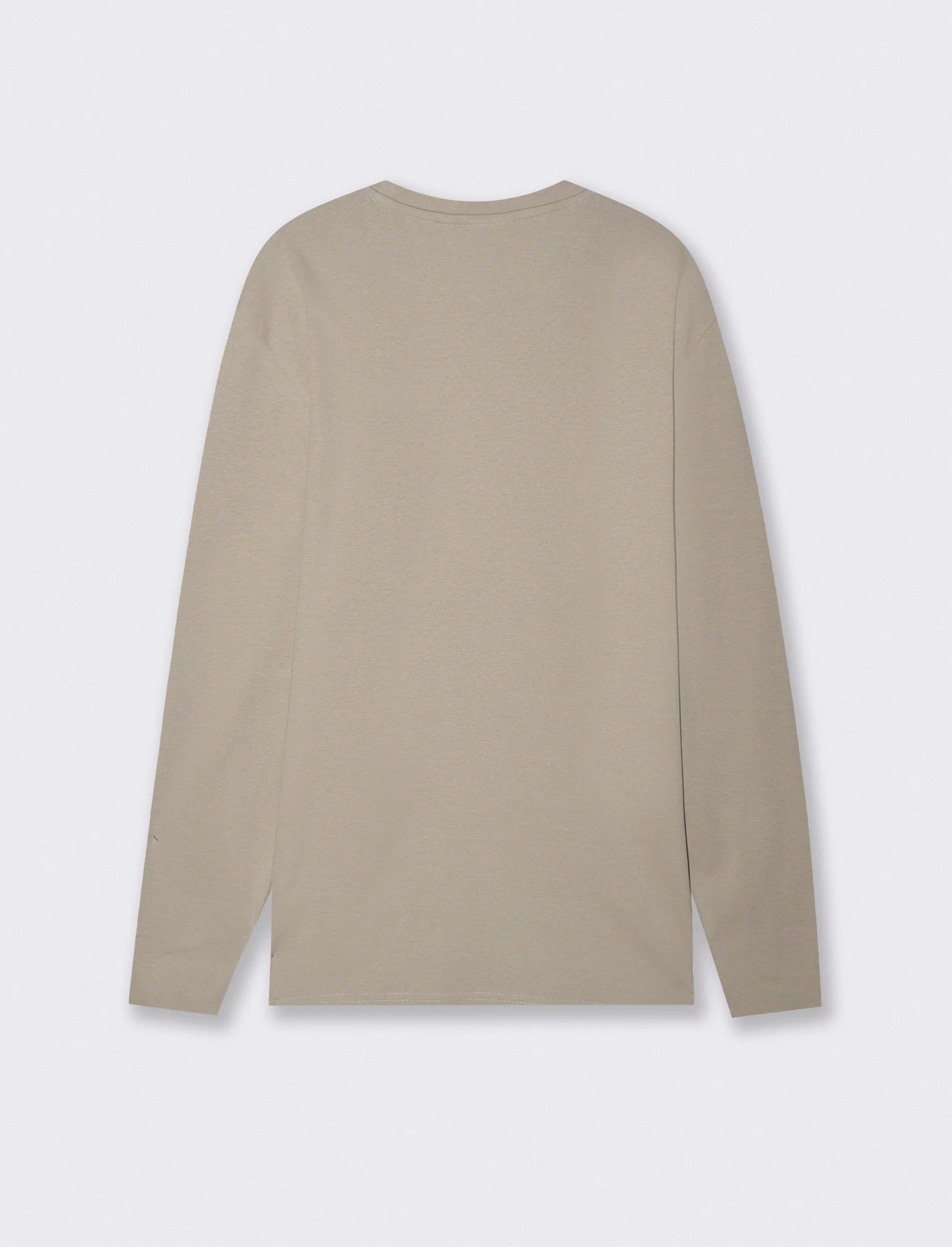 T-shirt slim fit a coste girocollo - Grigio stone - Image 2