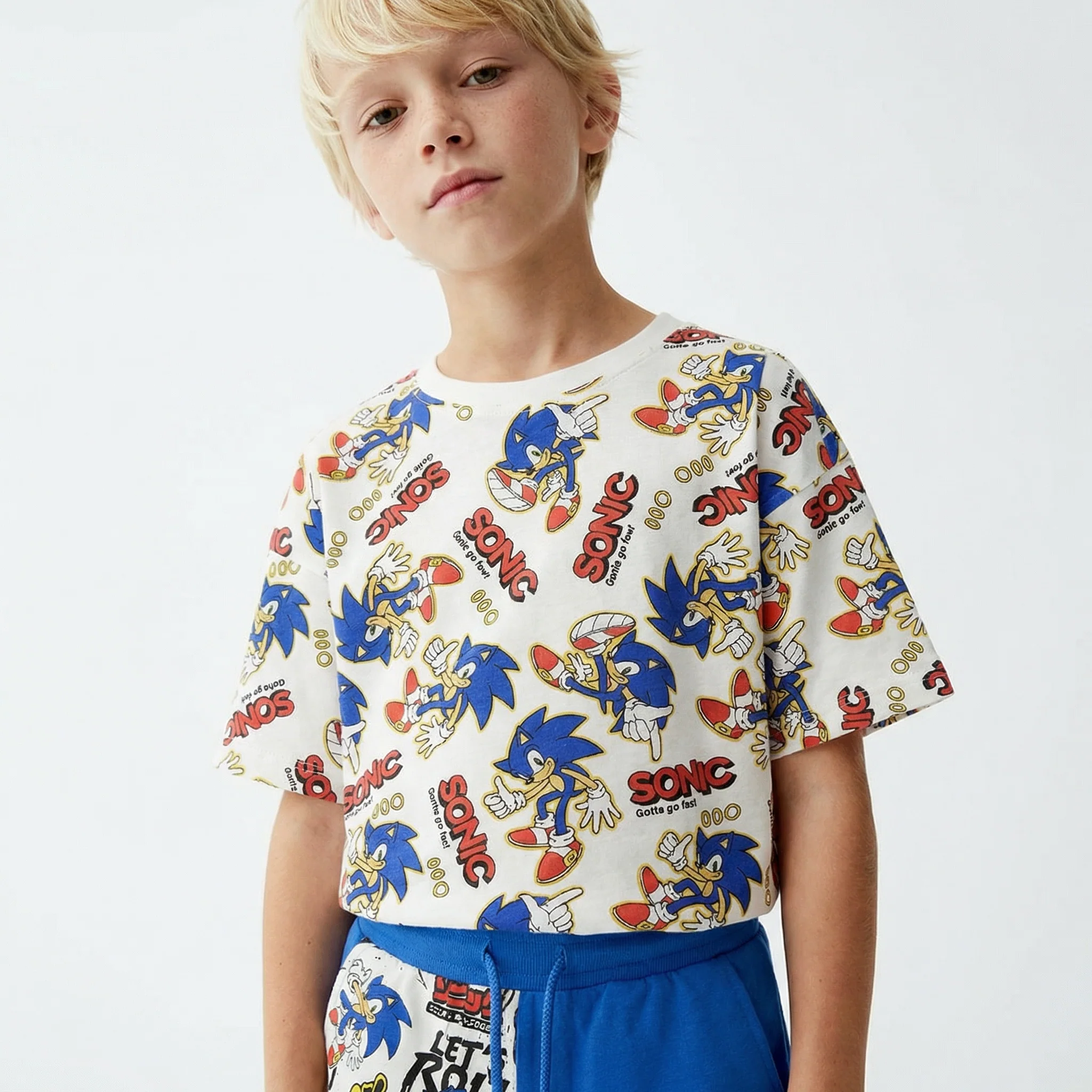 T-shirt Sonic: divertimento per bambini - Fantasia - Image 4
