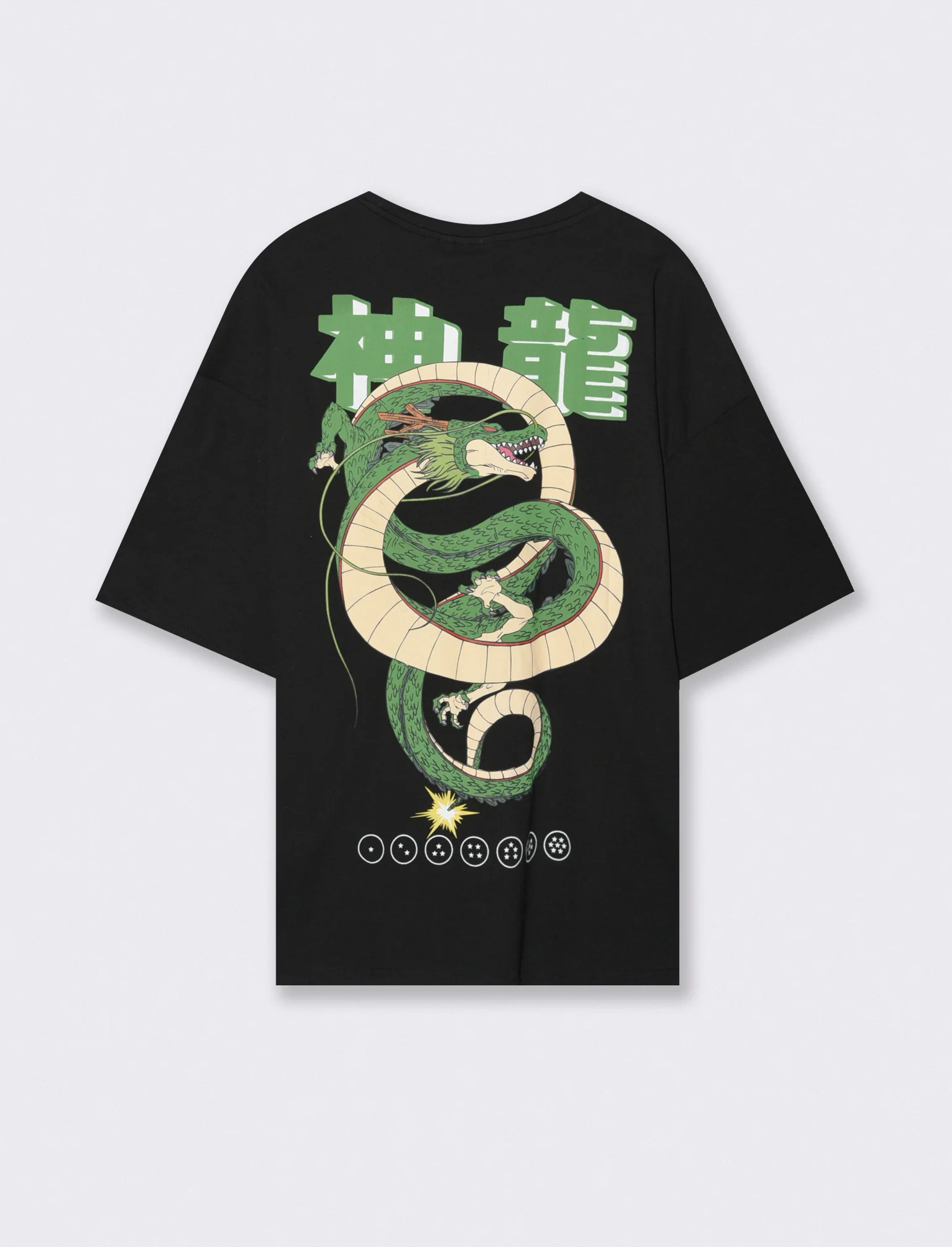 T-SHIRT STAMPA DRAGON BALL - Nero - Image 3