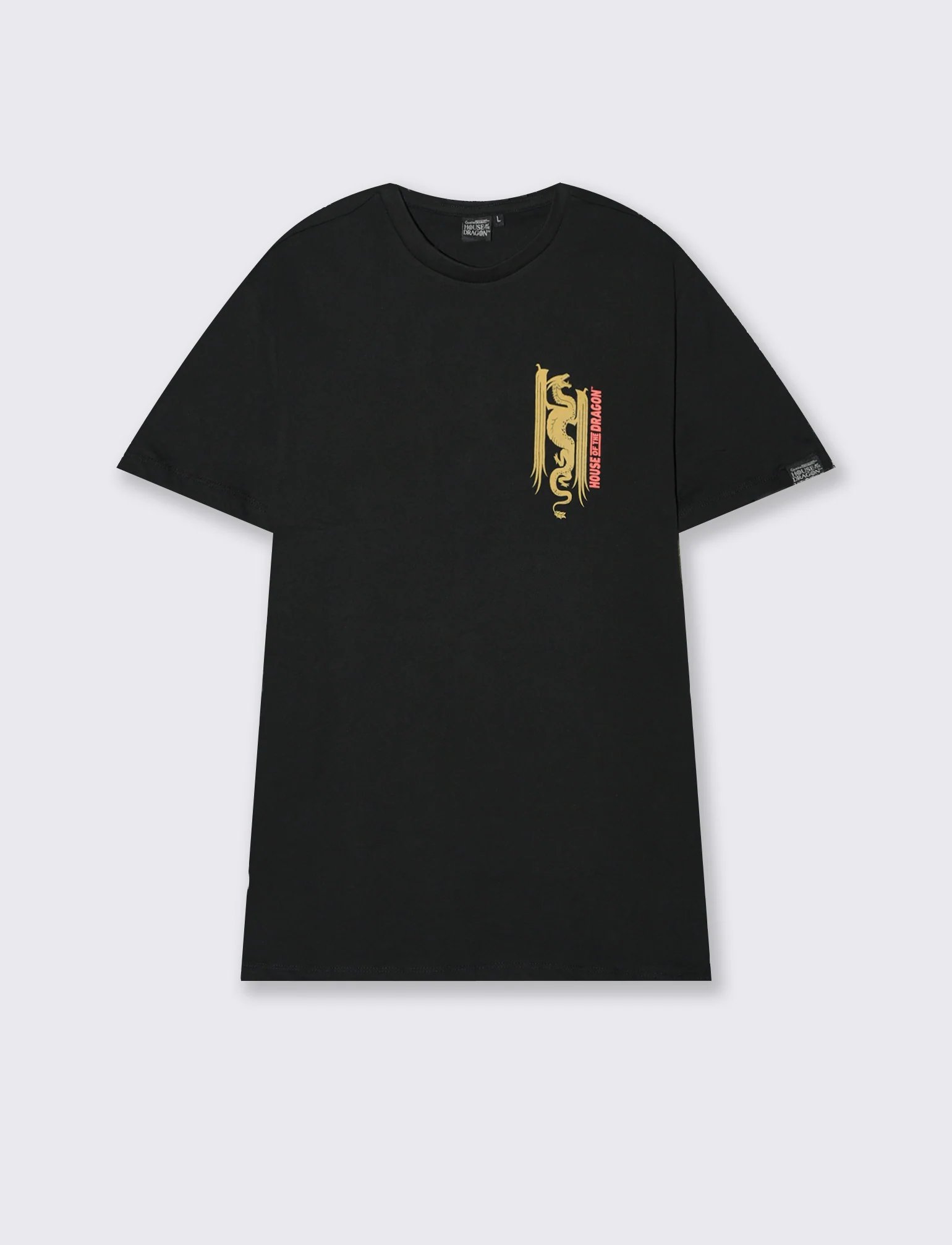 T-shirt stampa dungeonsanddragons/houseofdragon da uomo - Nero - Image 4
