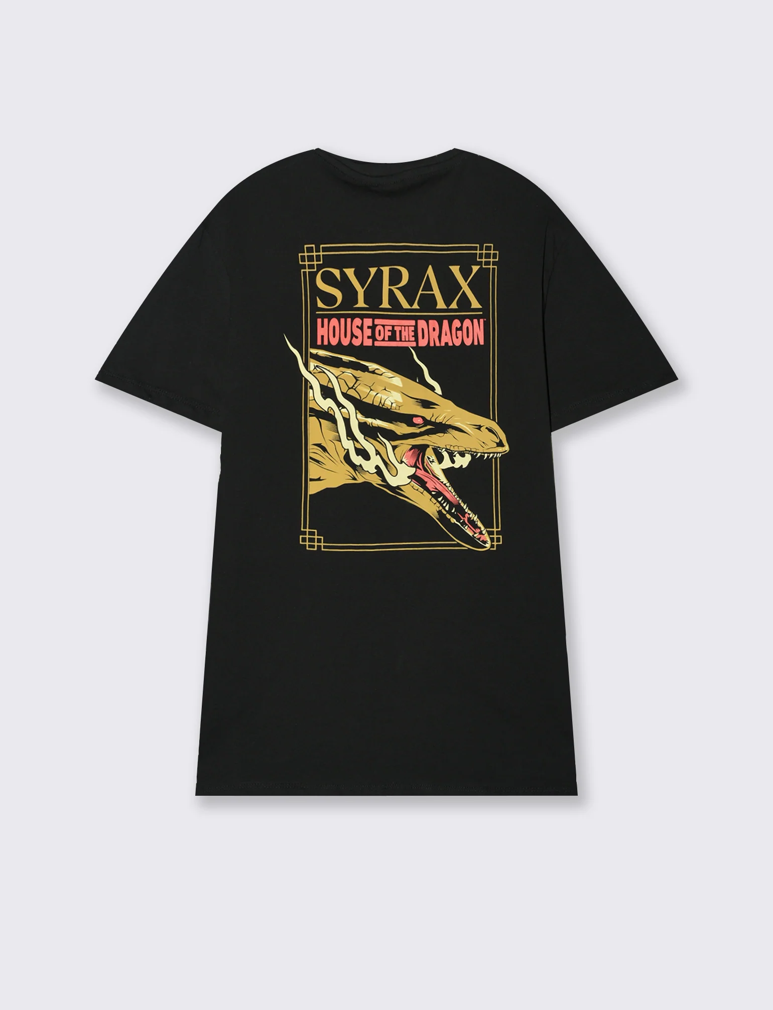 T-shirt stampa dungeonsanddragons/houseofdragon da uomo - Nero - Image 5