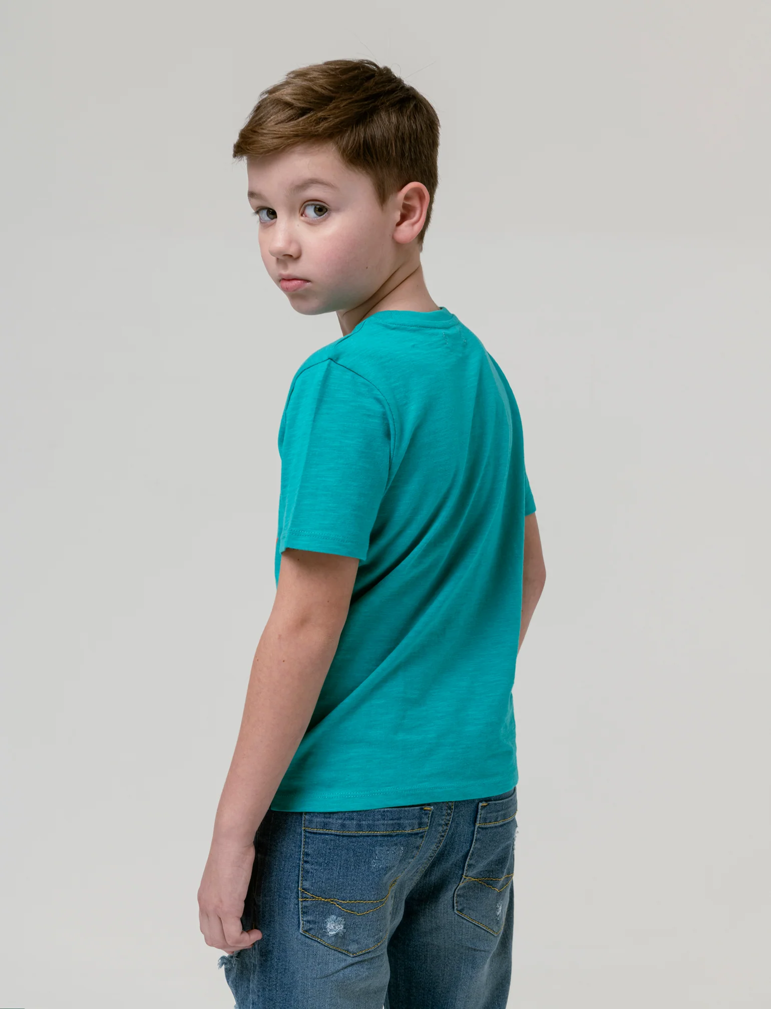 T-shirt stampa estiva da bambino - Verde acqua - Image 2