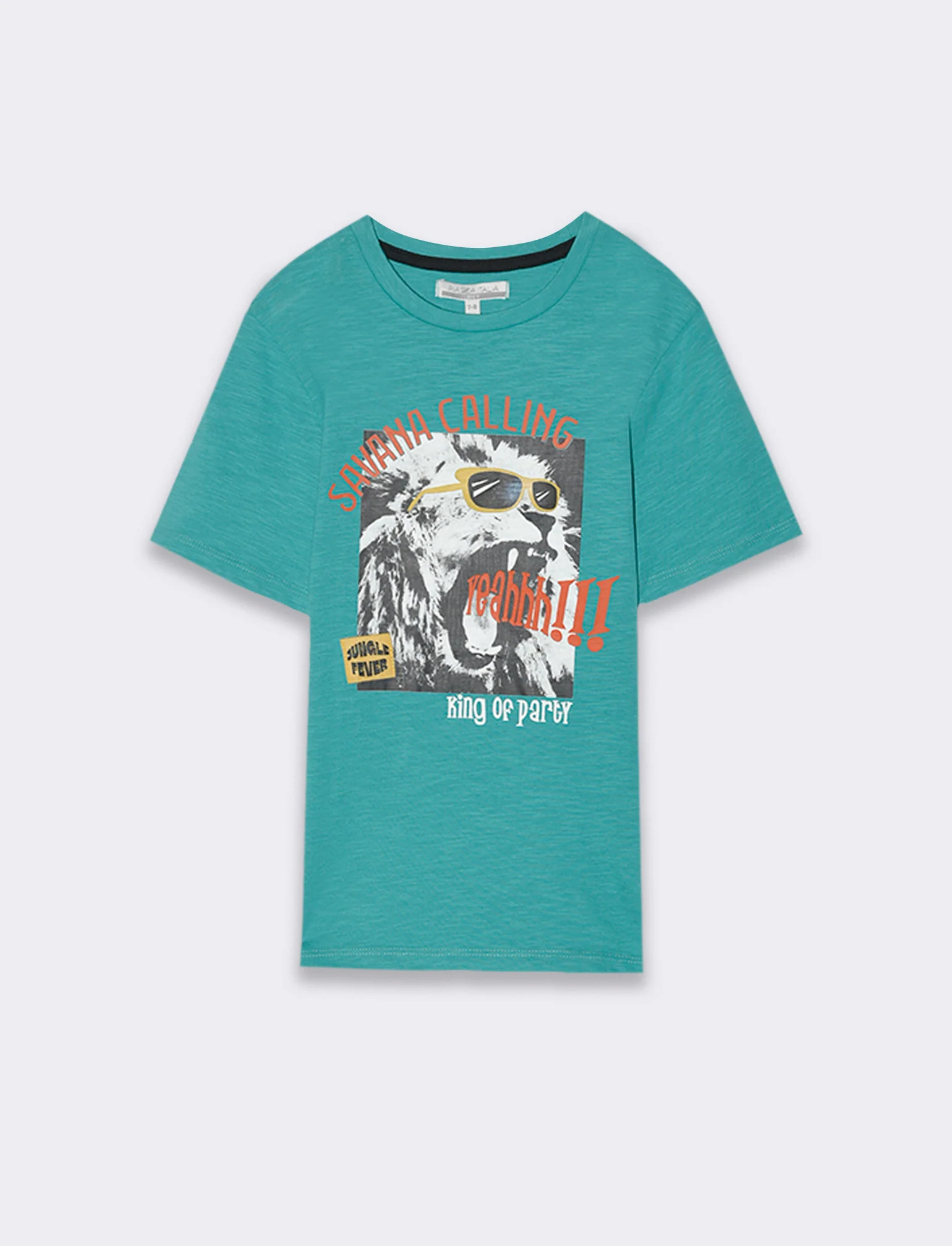 T-shirt stampa estiva da bambino - Verde acqua - Image 4
