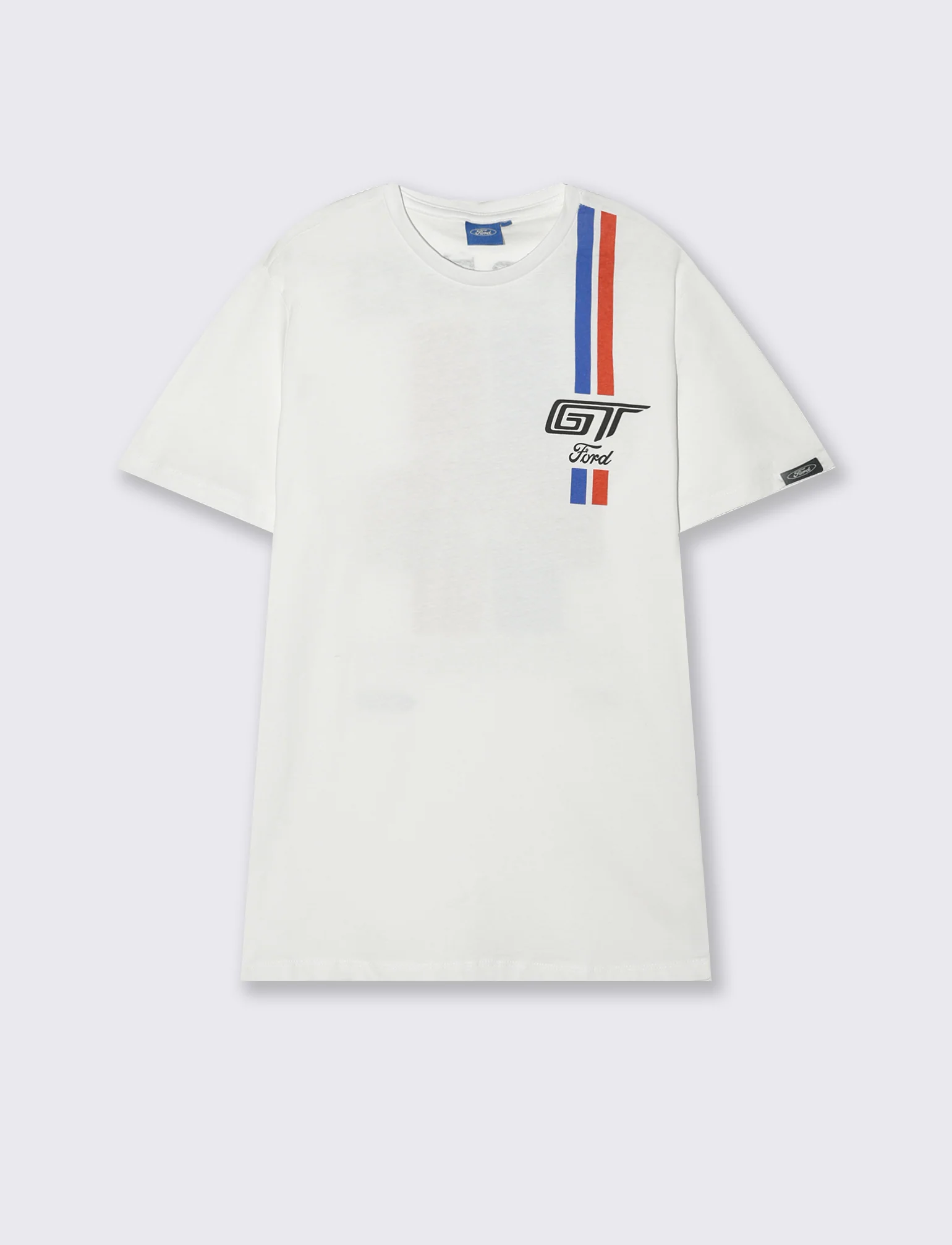 T-shirt stampa Ford GT/MUSTANG da uomo - Bianco - Image 4
