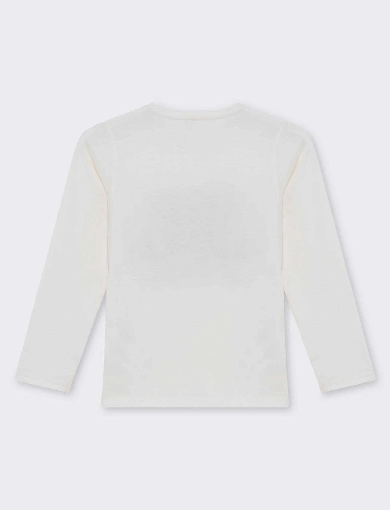 T-shirt stampa frontale da bambina - Bianco latte - Image 2