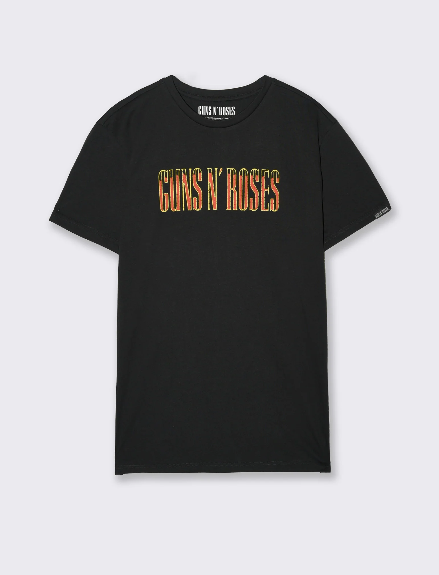 T-shirt stampa guns n' roses da uomo - Nero - Image 4