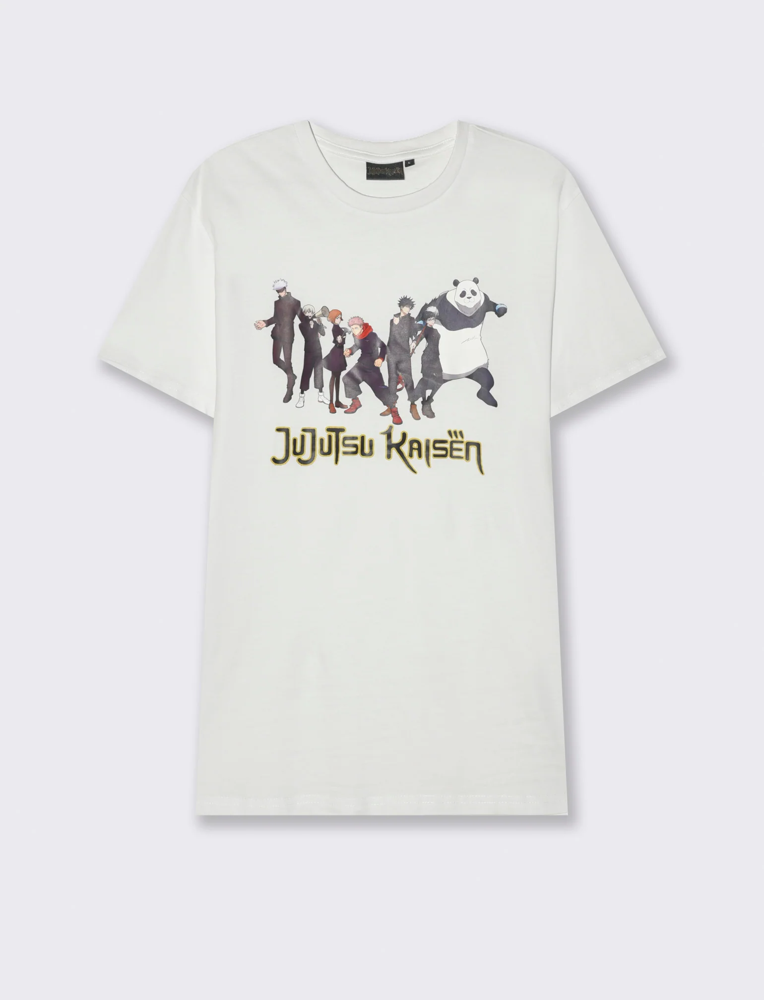 T-shirt stampa jujutsu kaisen da uomo - Bianco - Image 4