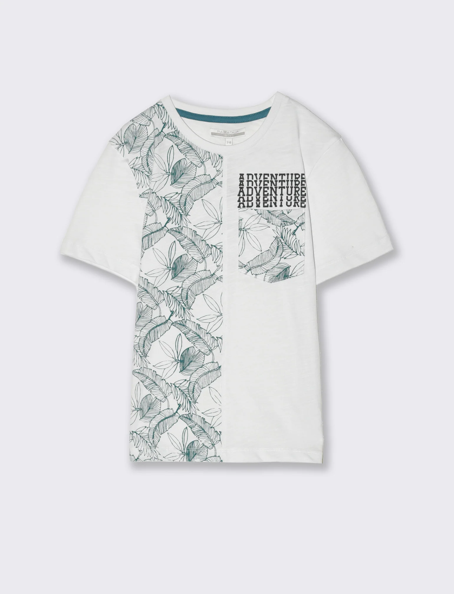 T-shirt stampa jungle da bambino - Bianco - Image 3