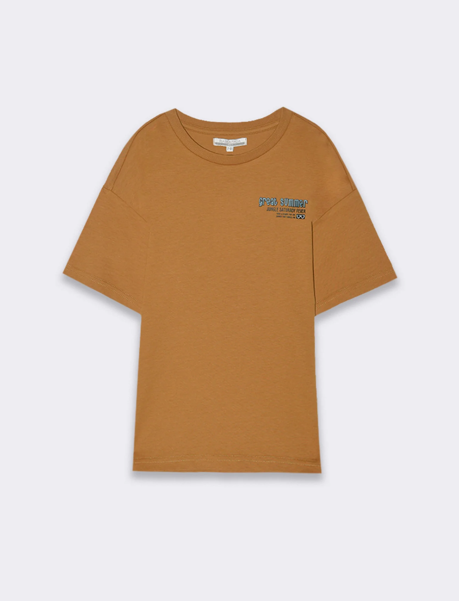 T-shirt stampa jungle da bambino - Marrone tabacco - Image 3